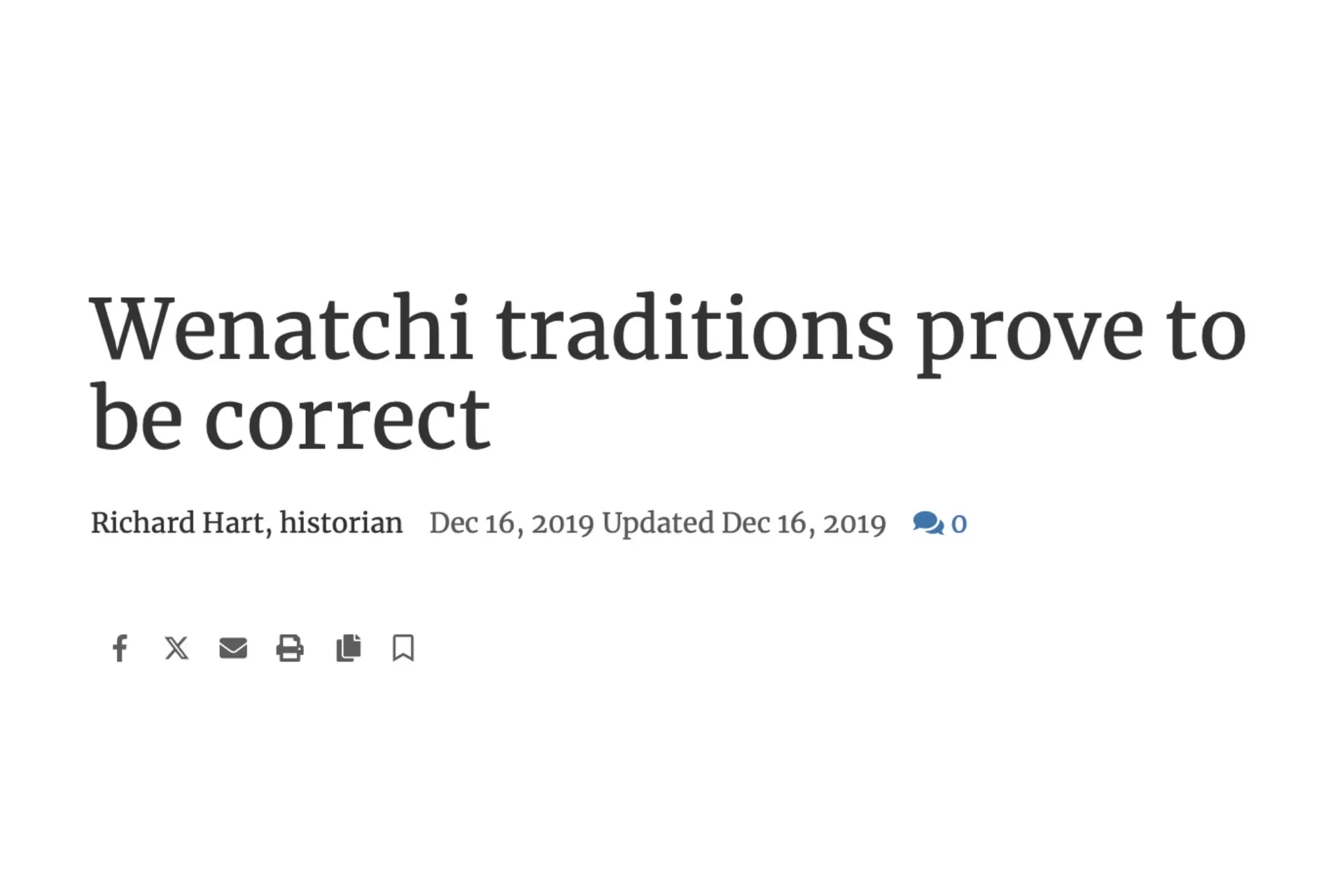 Wenatchi traditions prove to be correct