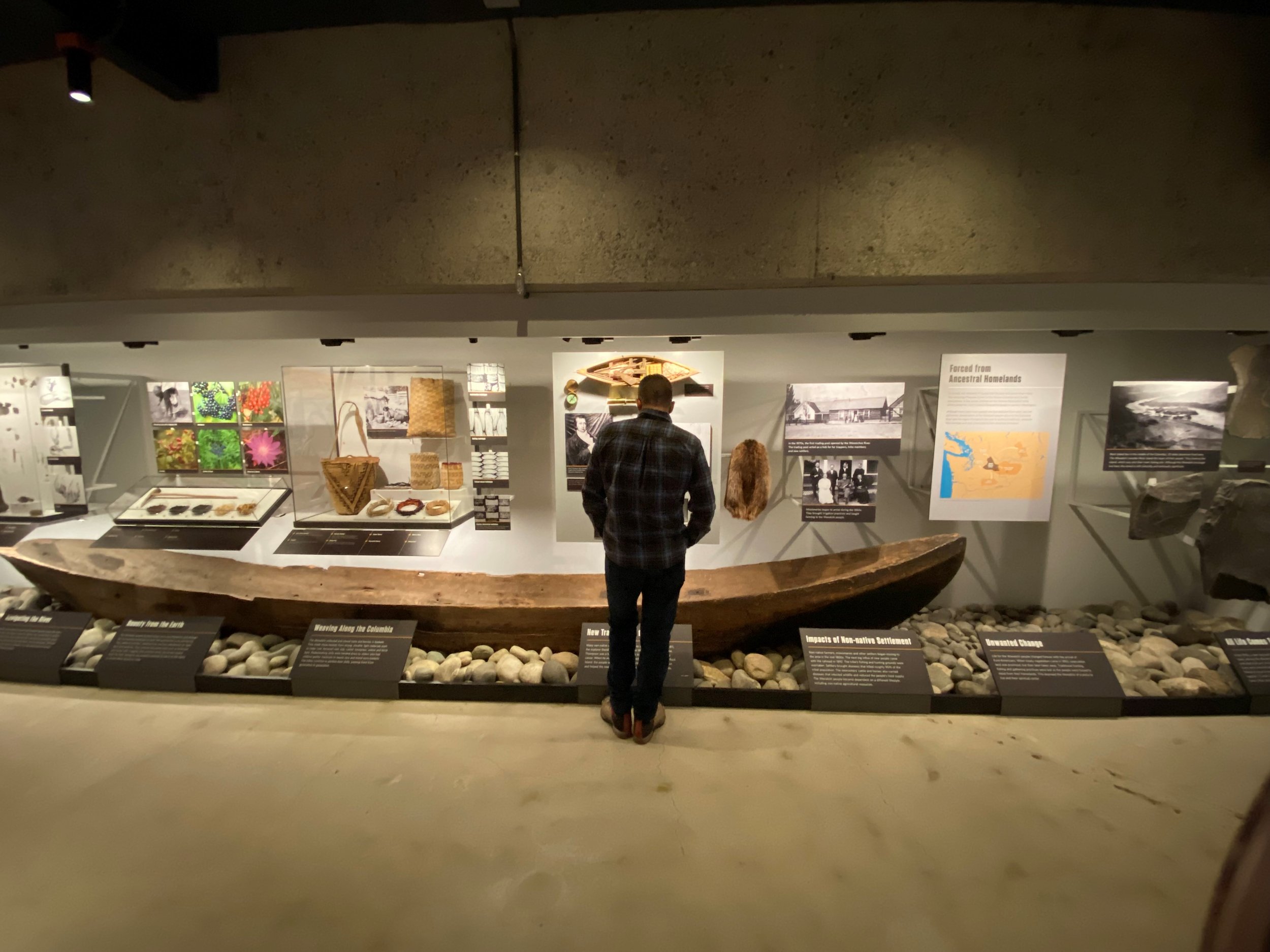 First People exhibit at Rocky Reach Dam - Travel back in time and learn about the first people of the Columbia