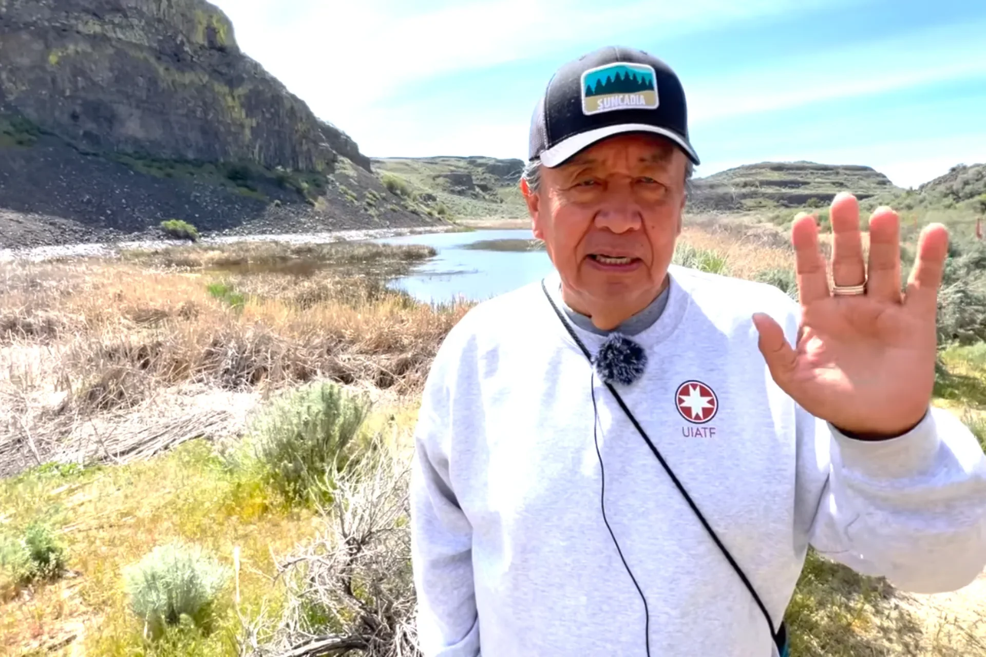 Randy Lewis at Moses Coulee Field Station