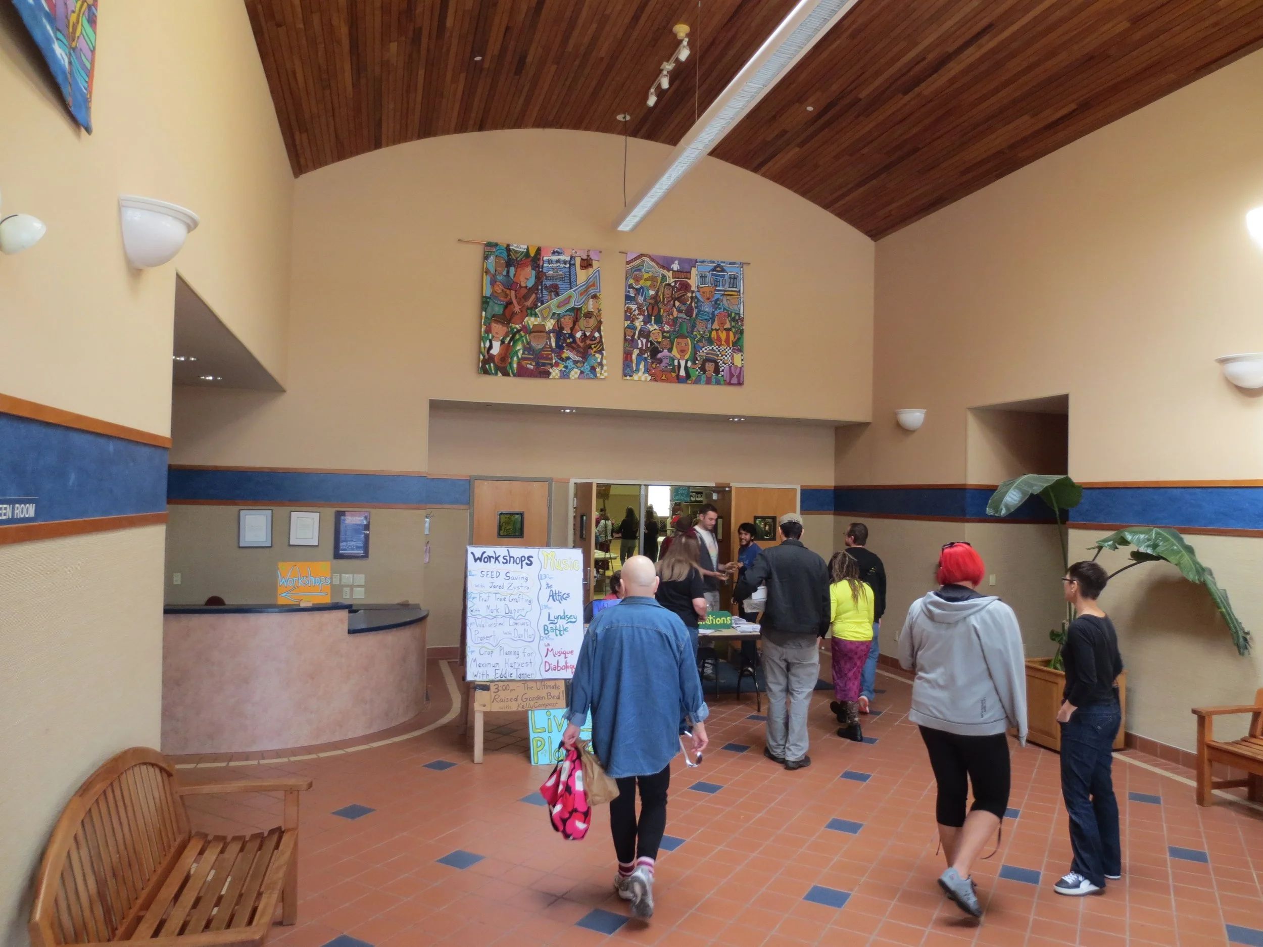 Photos of the Humboldt Permaculture Guild's 2015 Seed & Plant Exchange