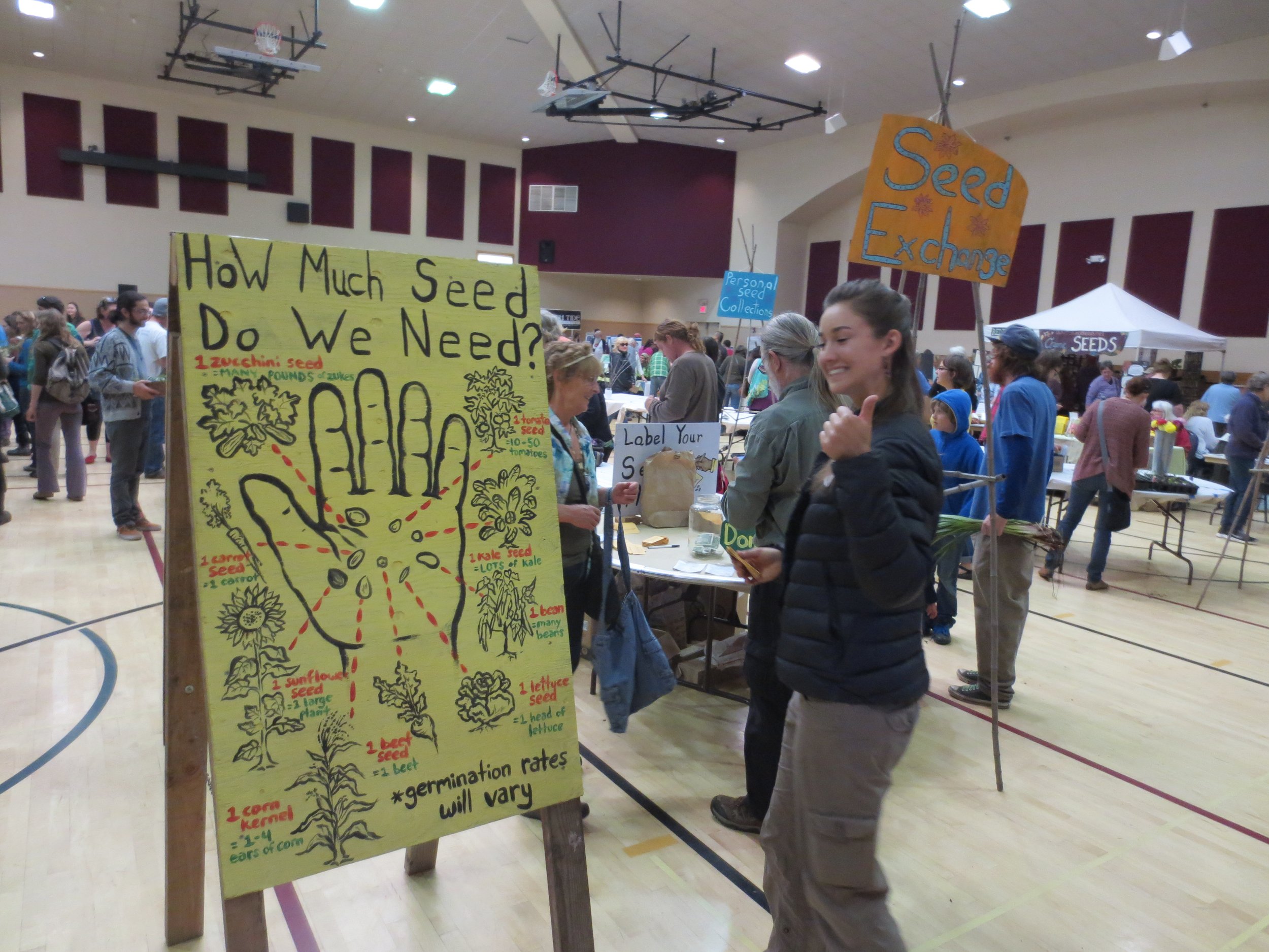Photos of the Humboldt Permaculture Guild's 2015 Seed & Plant Exchange