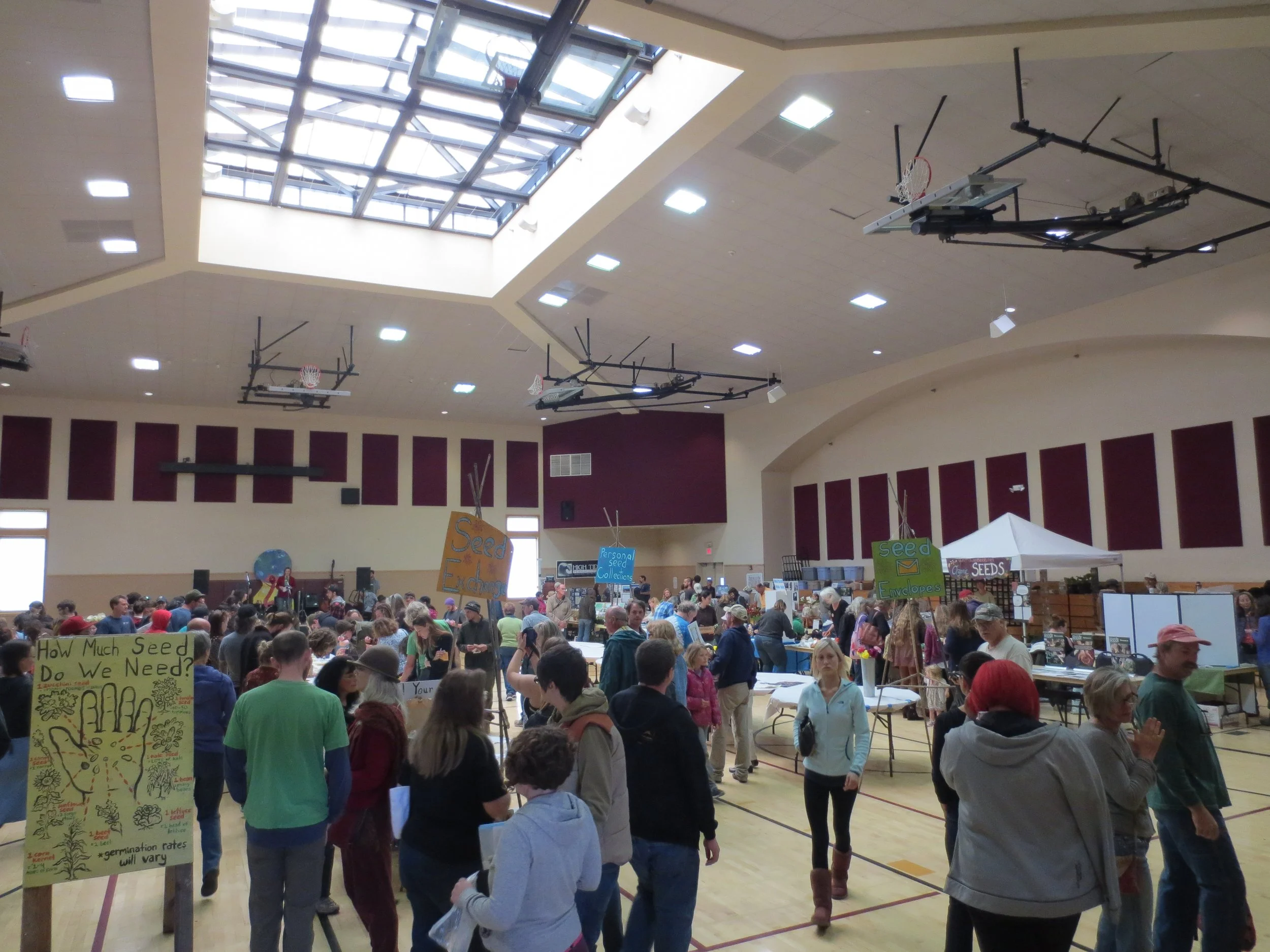 Photos of the Humboldt Permaculture Guild's 2015 Seed & Plant Exchange