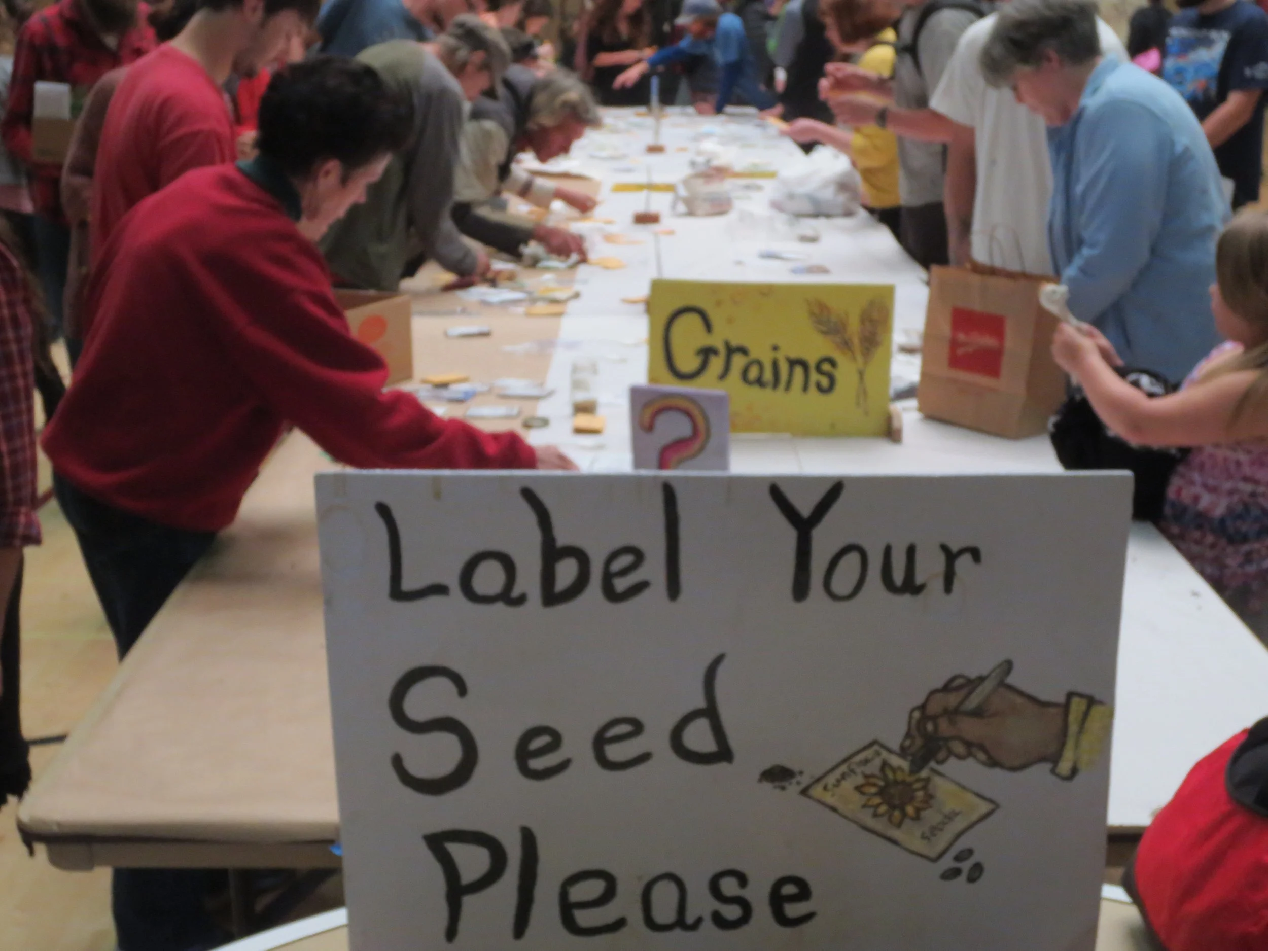 Photos of the Humboldt Permaculture Guild's 2015 Seed & Plant Exchange