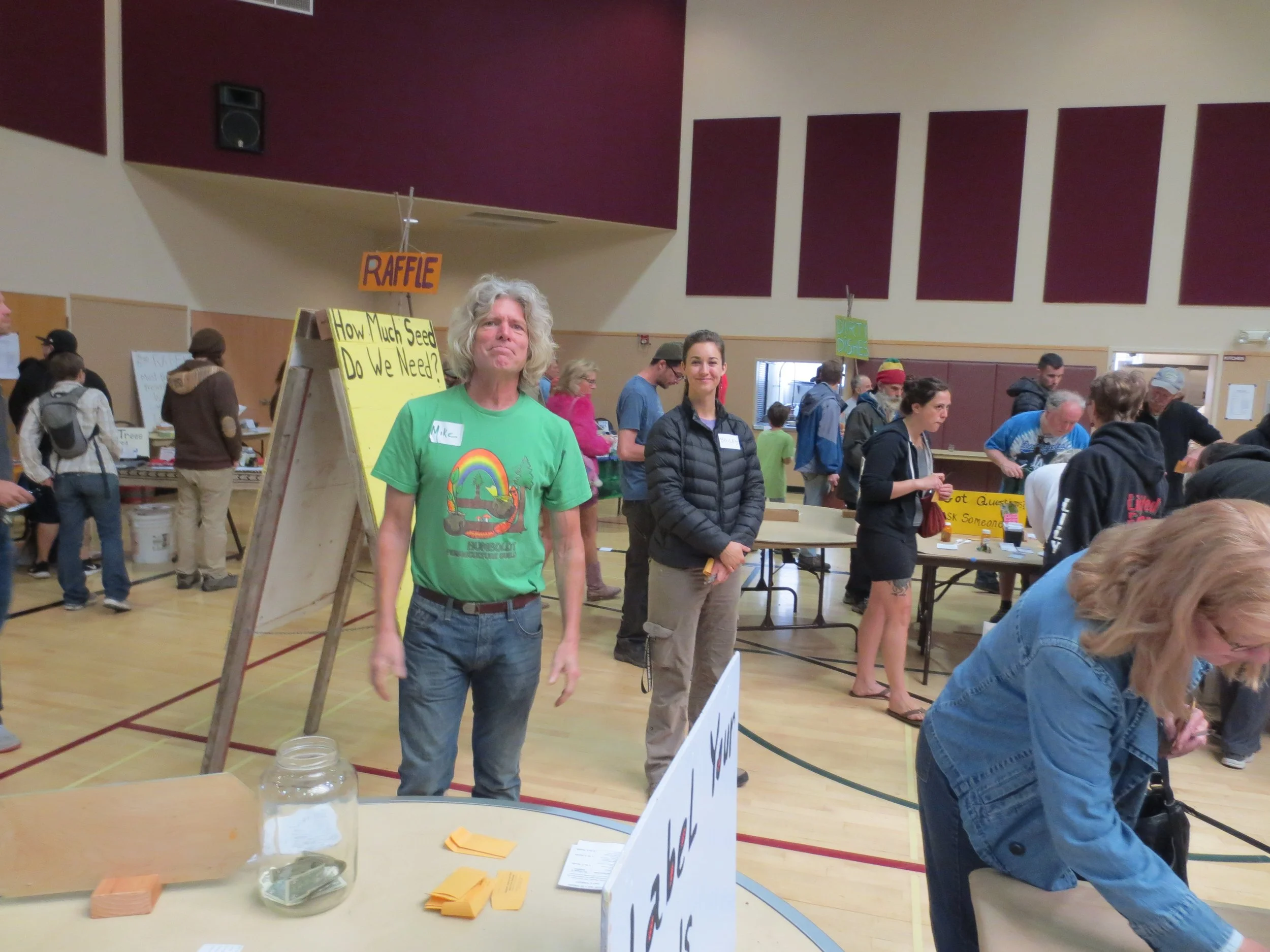 Photos of the Humboldt Permaculture Guild's 2015 Seed & Plant Exchange