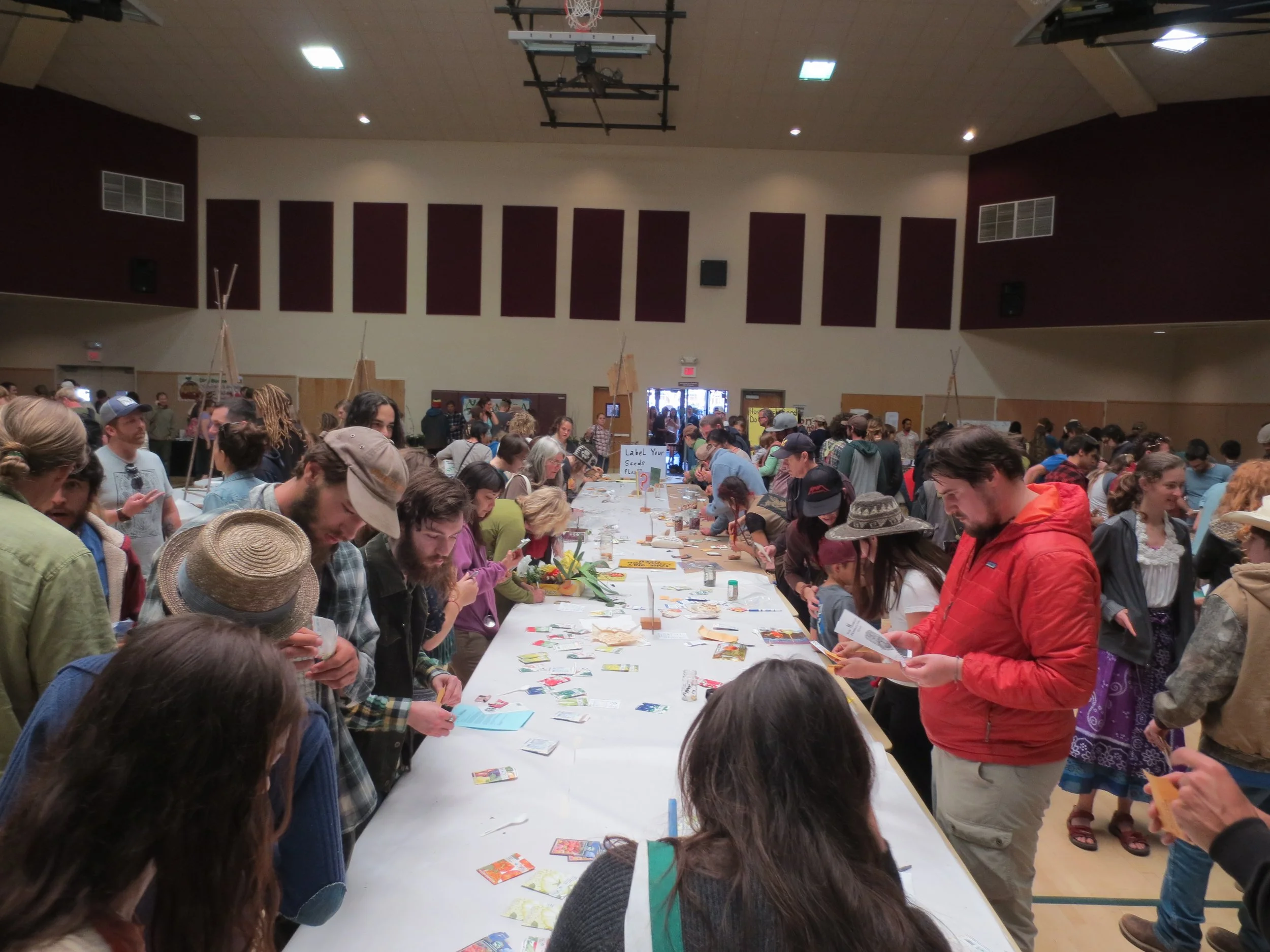 Photos of the Humboldt Permaculture Guild's 2015 Seed & Plant Exchange