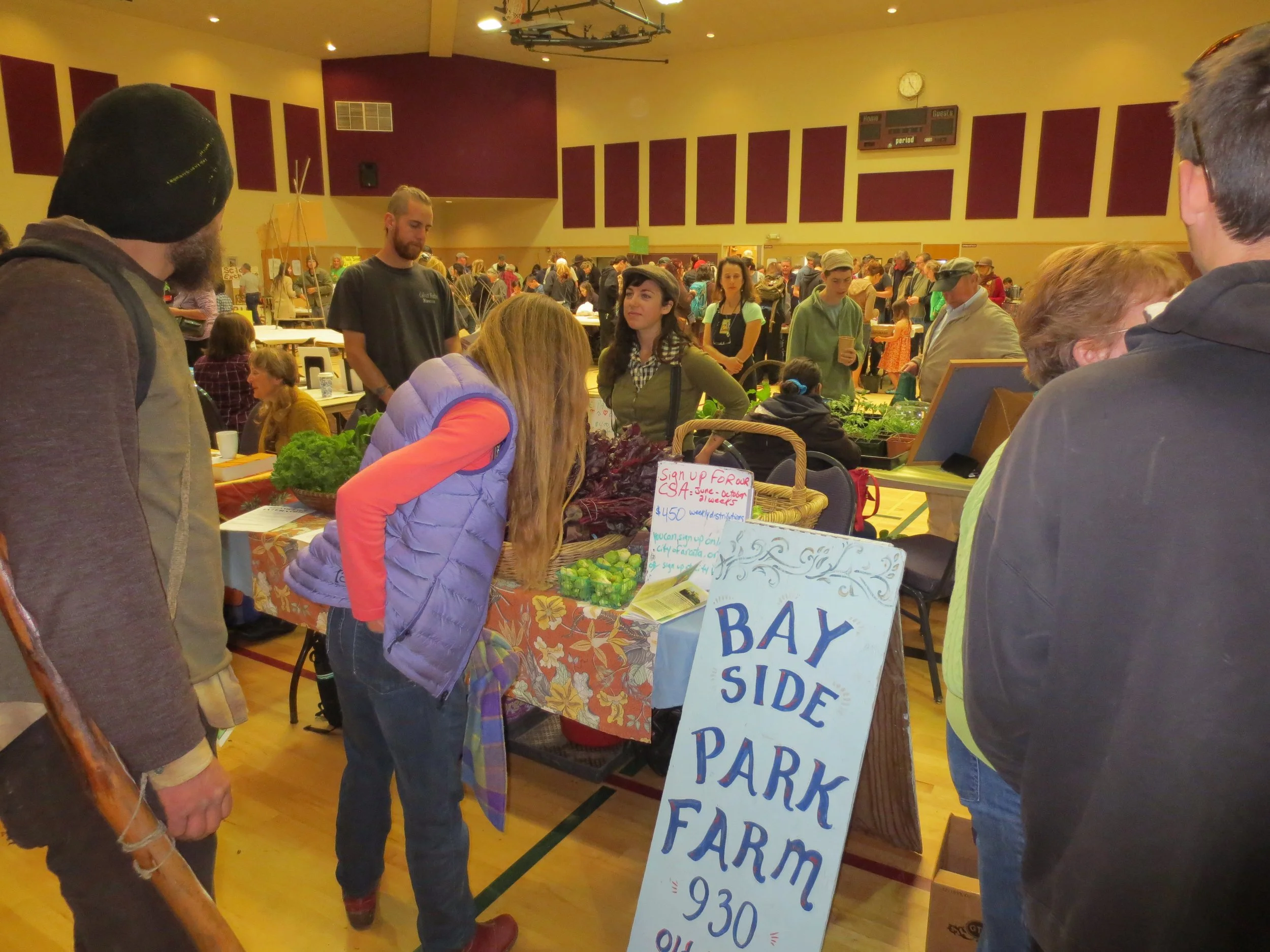 Photos of the Humboldt Permaculture Guild's 2015 Seed & Plant Exchange