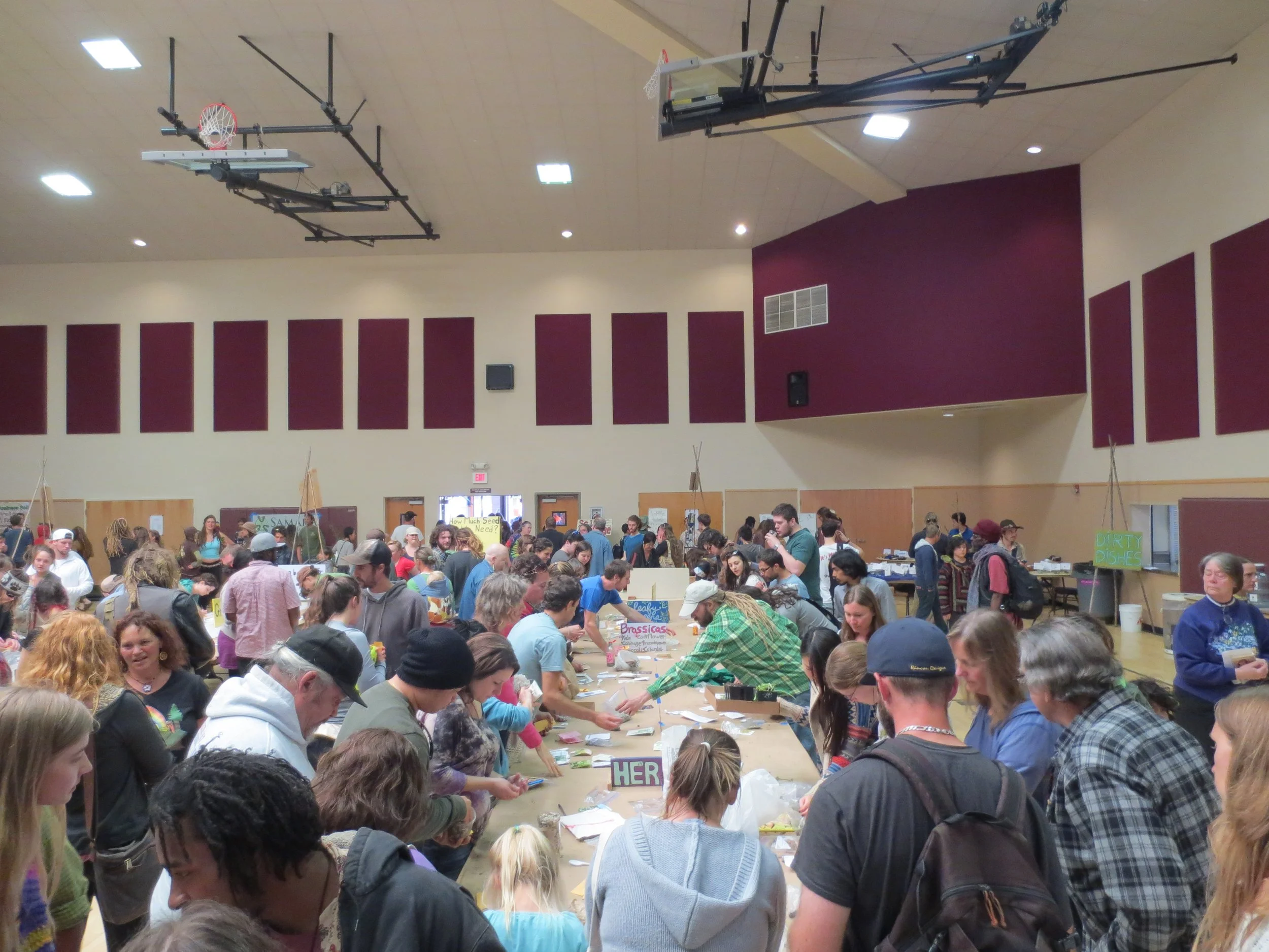 Photos of the Humboldt Permaculture Guild's 2015 Seed & Plant Exchange