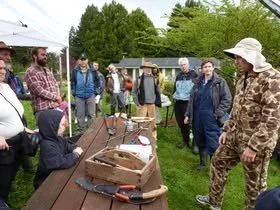 Past Humboldt Permaculture Guild fruit tree grafting workshop
