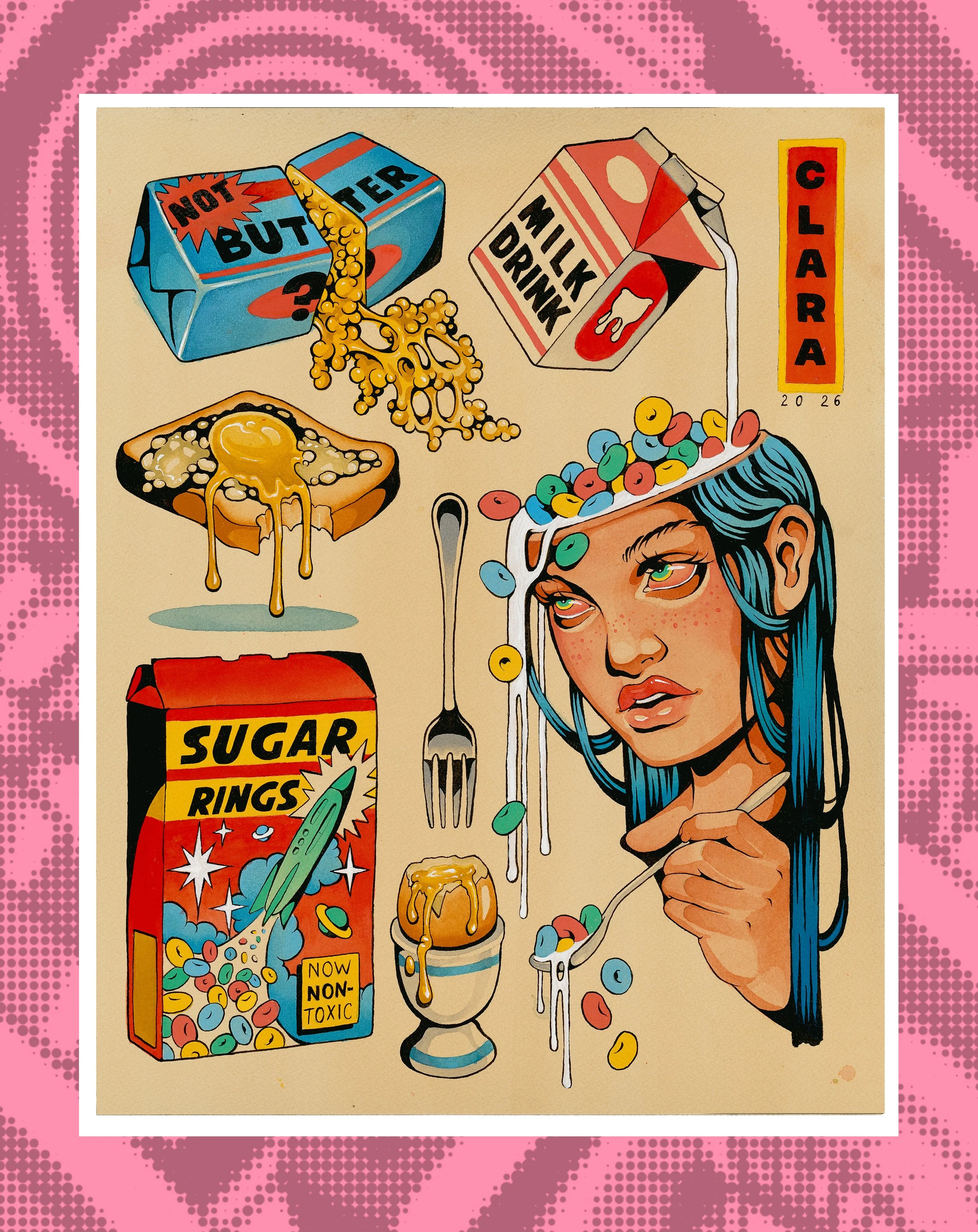 BREAKFAST FLASH PRINT