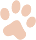 Cute pink puppy paw print graphic. A Place To Paws Luxury Boarding and Doggy Daycare in Bluffton, South Carolina