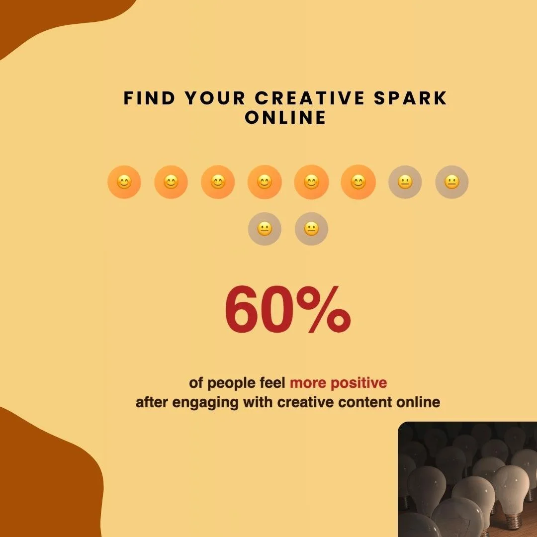 &quot;✨ Find Your Spark, Share Your Shine
Creative energy is everywhere&mdash;sometimes all it takes is a swipe, a sketch, or a story to bring your bright ideas to life. Sharing your art, words, or music online not only uplifts you but can also inspi