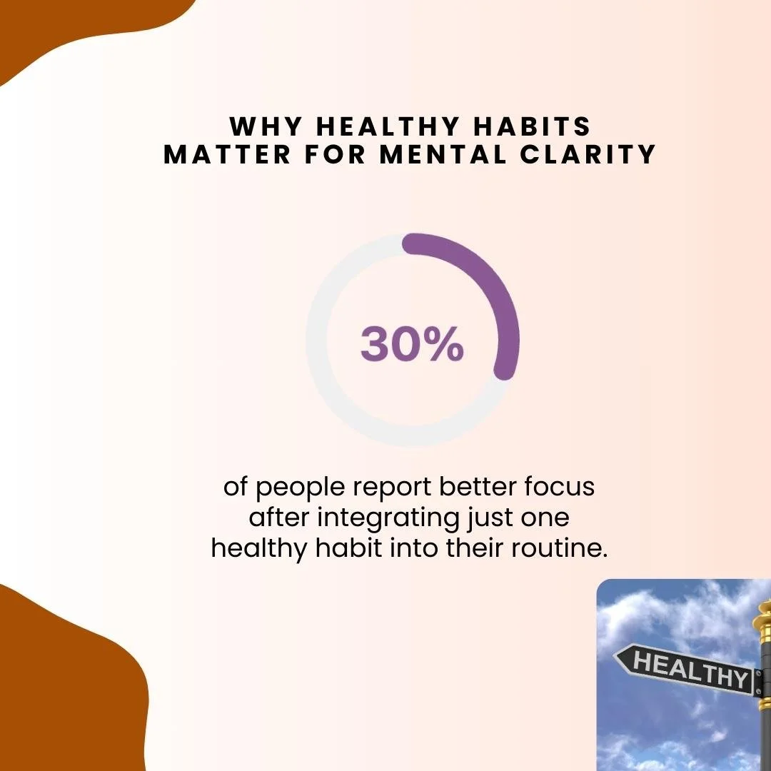 🌱 Healthy Habits = Clear Mind
Did you know that simple healthy habits can power up your focus and boost your mood? Research shows that people who practice daily self-care feel more calm and in control. It’s all about progress, not perfection!