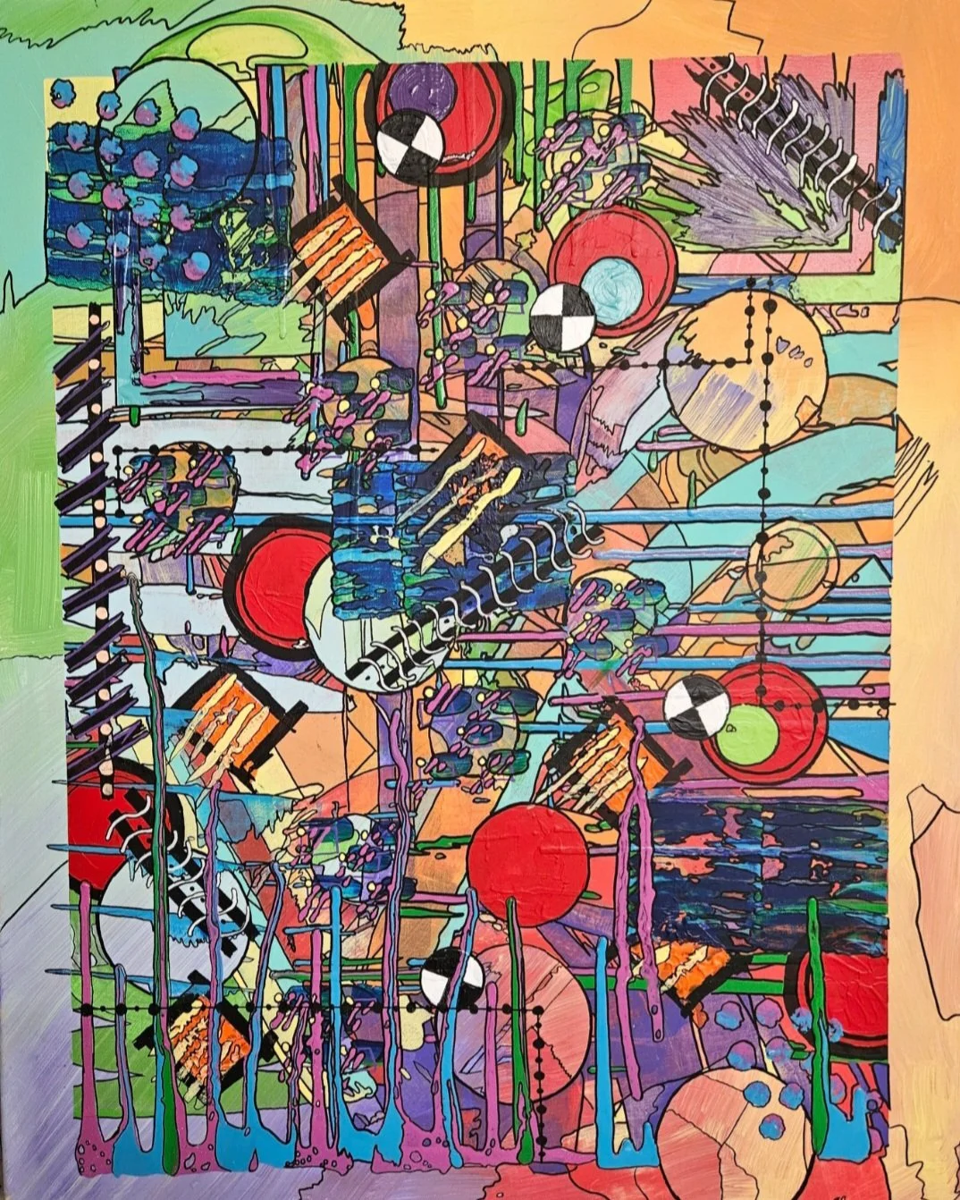 DeKalb Art Scene Showcase
Venue: Egyptian Theatre, DeKalb, IL
Date: April 3, 2025
This featured piece was part of the DeKalb Art Scene Showcase, held at the historic Egyptian Theatre. This inaugural exhibition celebrated the vibrant creativity of t