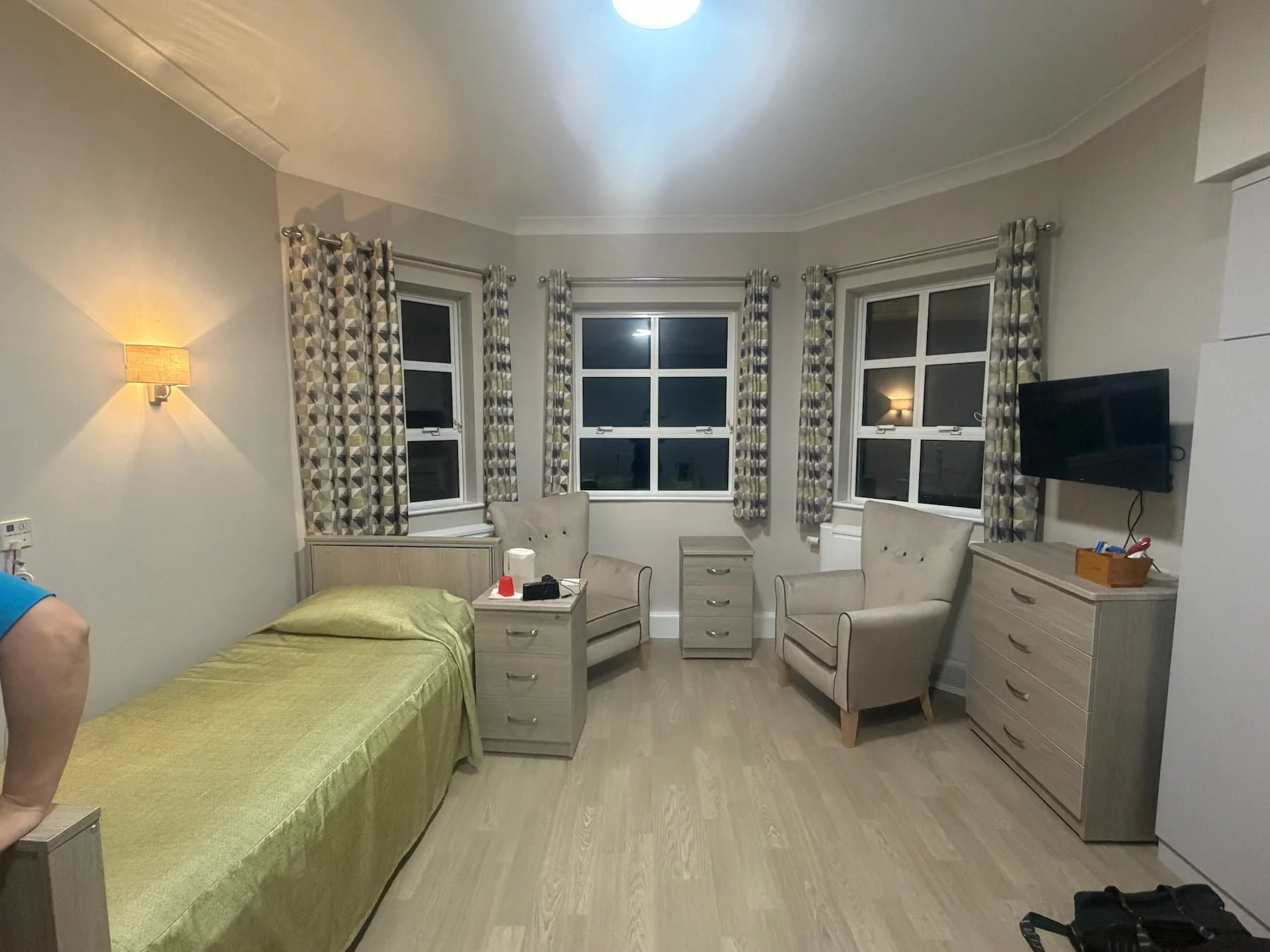Completed care home room refurbishment and decorating project in Shenley, Hertfordshire