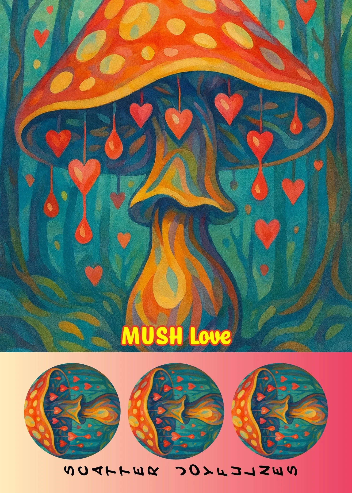 Mush Love Valentines & Everyday Greeting Card
