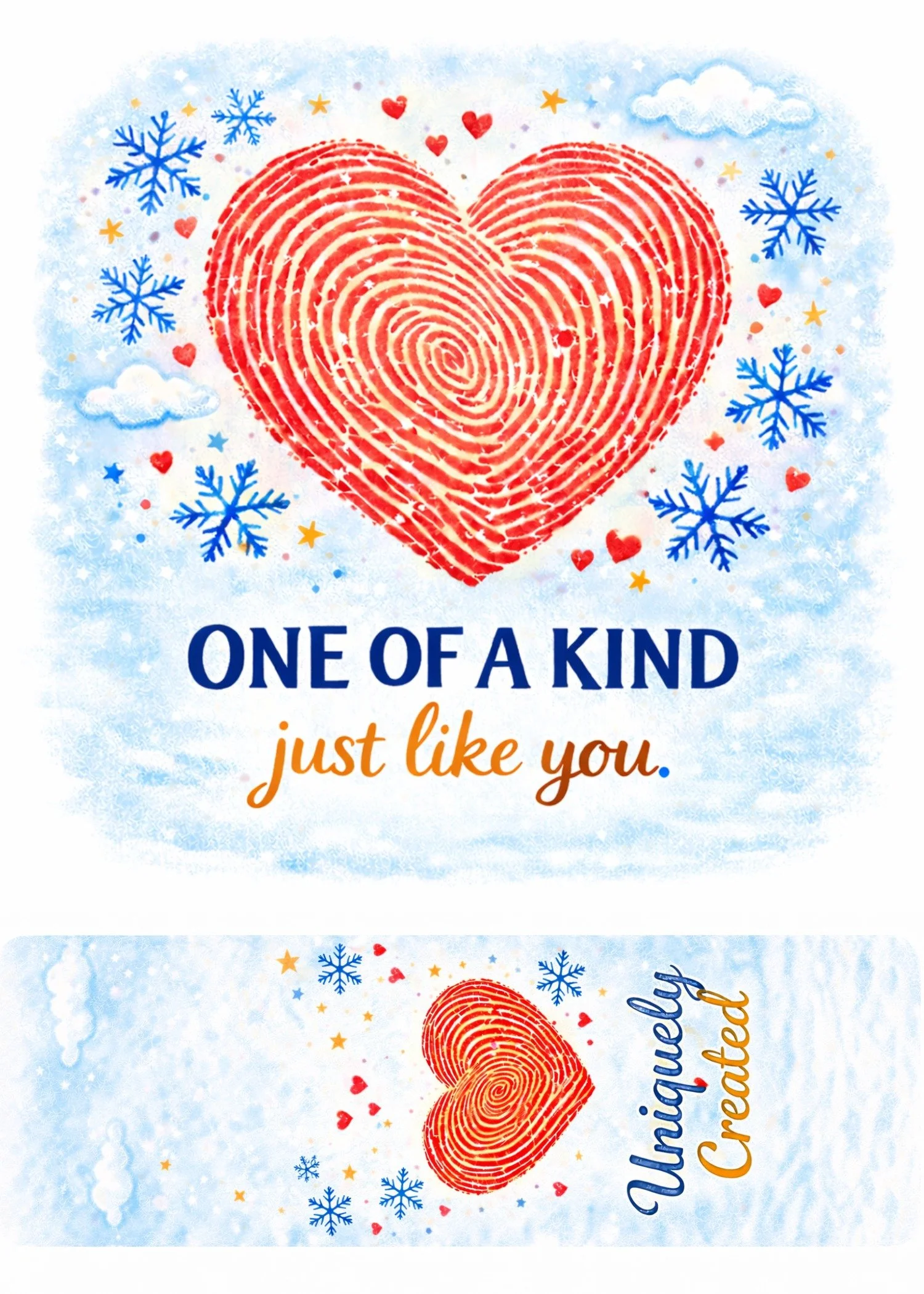One of a Kind | Scatter Joyfulness Greetings
