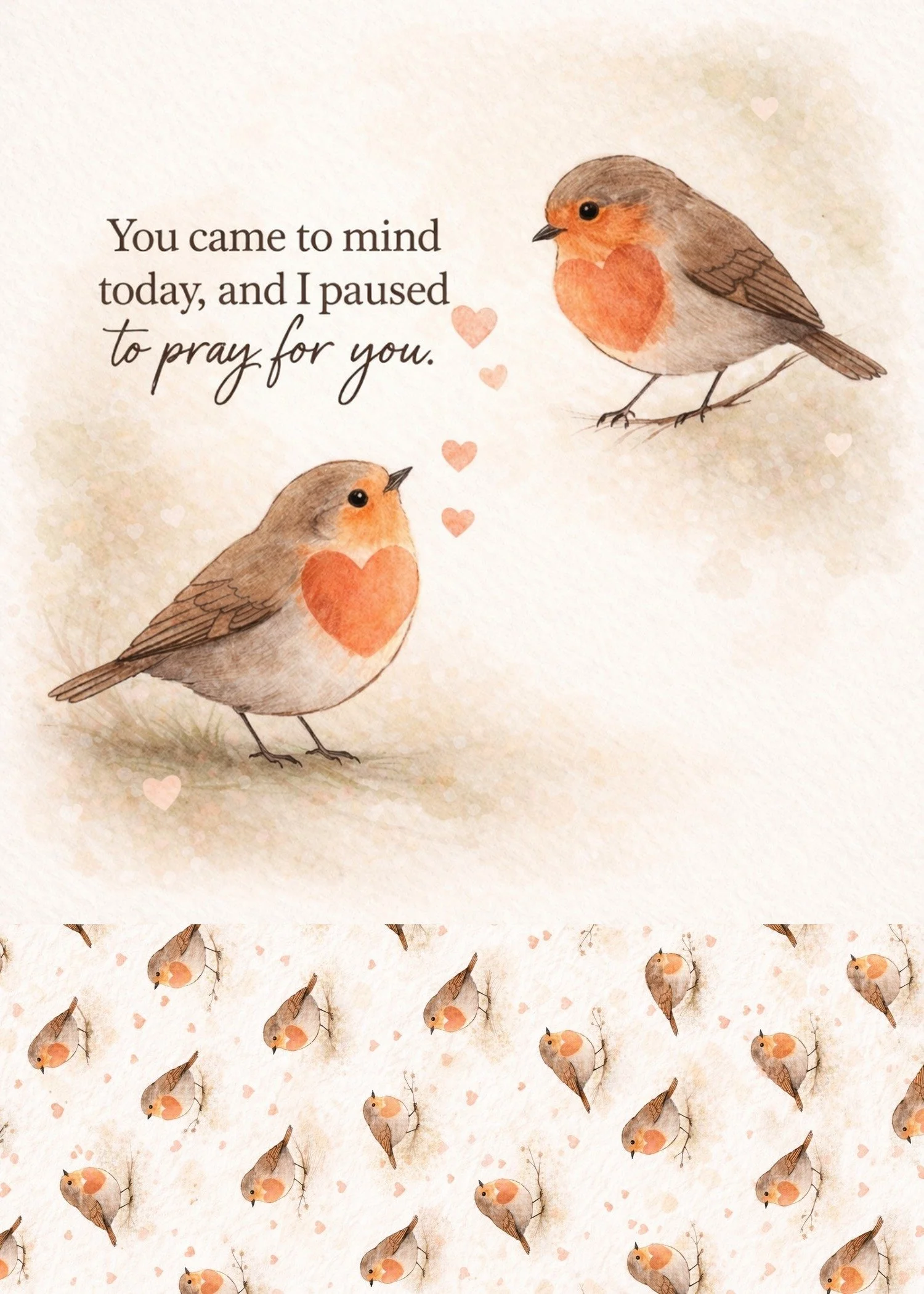 Thinking of You Card – You Came to Mind Today | Handmade Art Greeting | Scatter Joyfulness Greetings