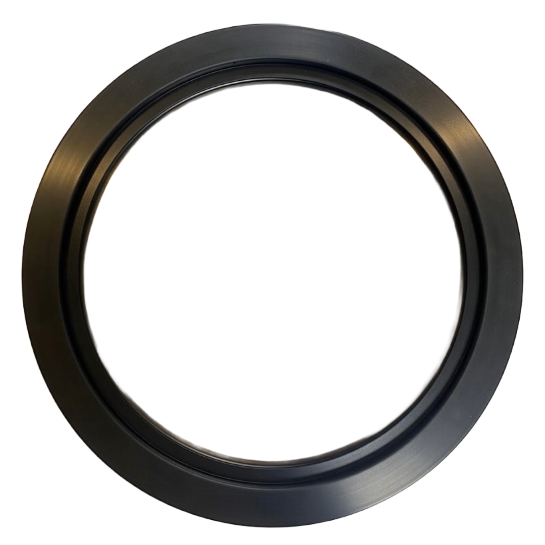 Gasket Manway 18"/16" x 22" Silicone Black Duro Smooth