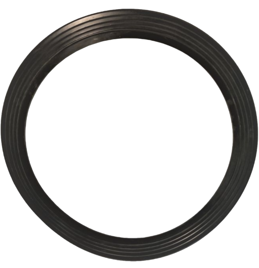 Gasket Manway 18"/16" x 22" Silicone Black Duro Ribbed