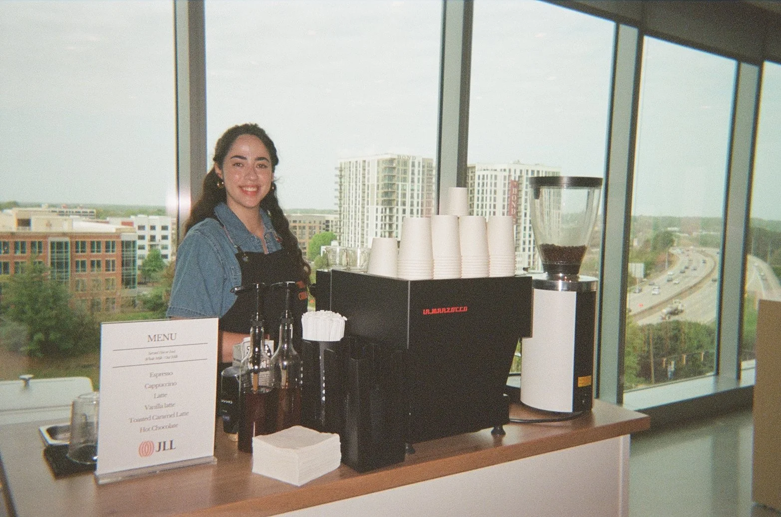 mekayla bramlett owner of charlotte mobile coffee with coffee cart