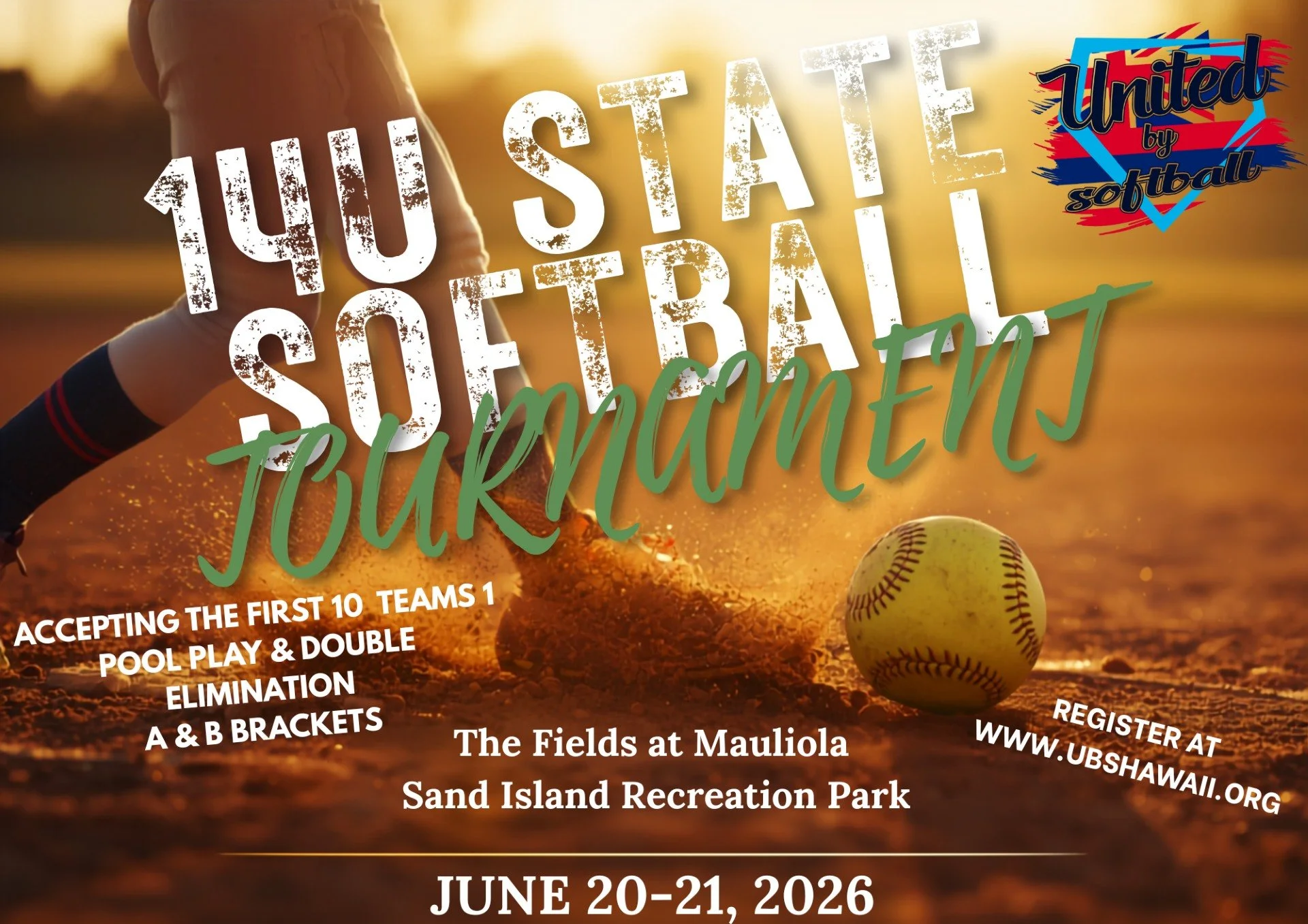 ALRIGHTY GANG...WE BACK!!
All invited...all welcomed
14U State Tournament - - Register at ubshawaii.org