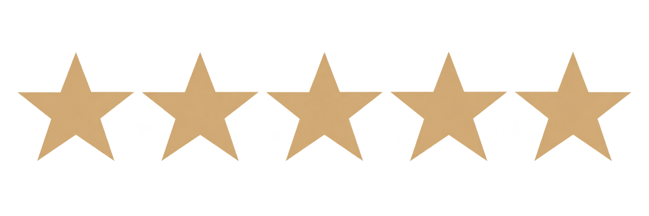 five stars from client review