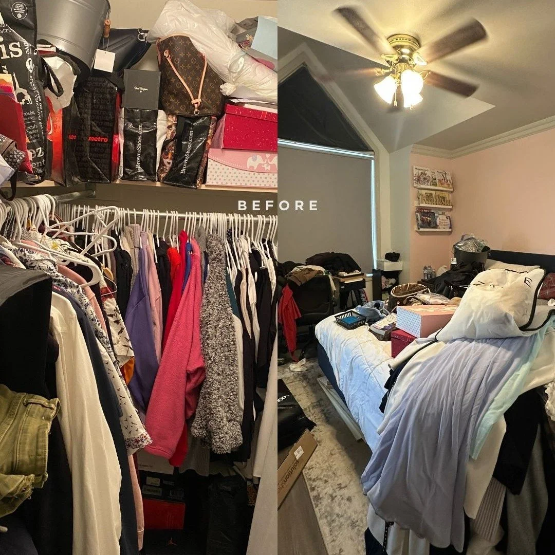 Spring clothes overwhelming your closet?
I have 1 Slot before May 29th for a One-Room Reset ! DM Me and mention this post for $50 off. #Roomreset #closetorganization #SpringCleaning