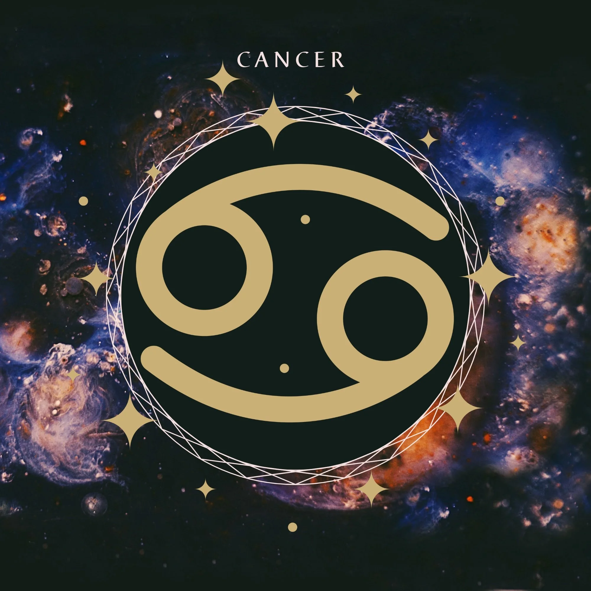 CANCER ZODIAC HERB & CRYSTAL POUCH ~ HEART BOND