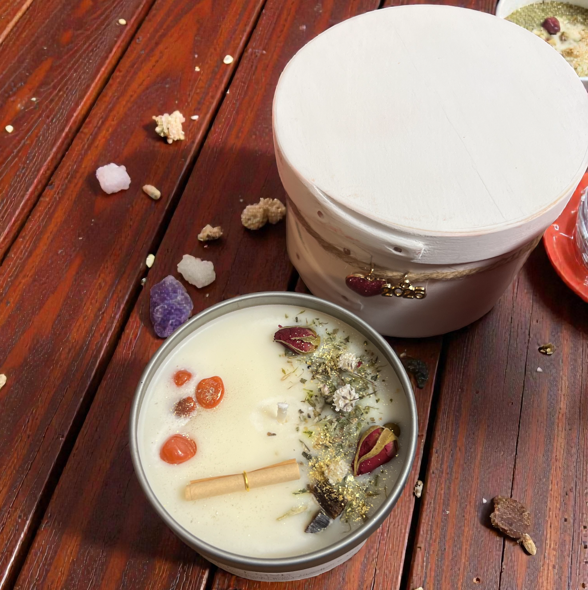 SELF-LOVE + MAGNETISM RITUAL CANDLE