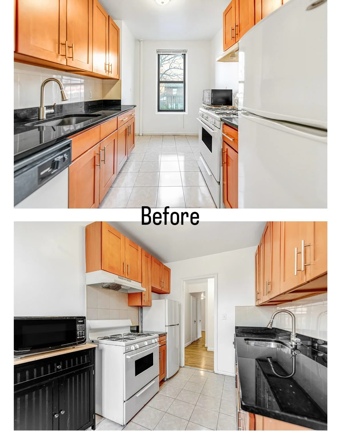 Our first apartment had a kitchen stuck in the past - and our budget couldn&rsquo;t catch up. Instead of a full reno, we gave it a facelift: painted the cabinets and floor, added new appliances, and reworked the layout. A few simple changes transform