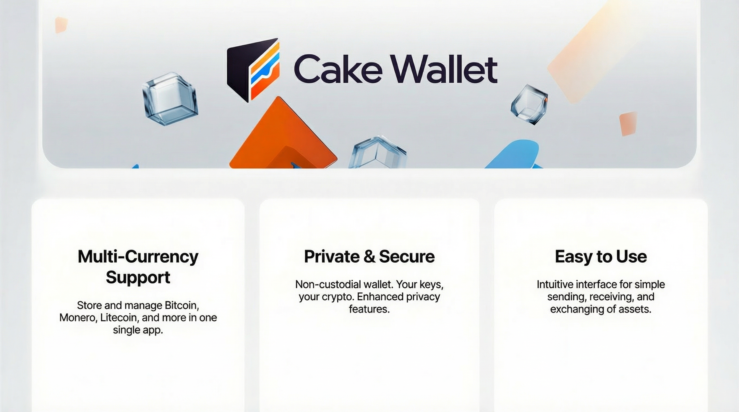 Cake Wallet visual 1