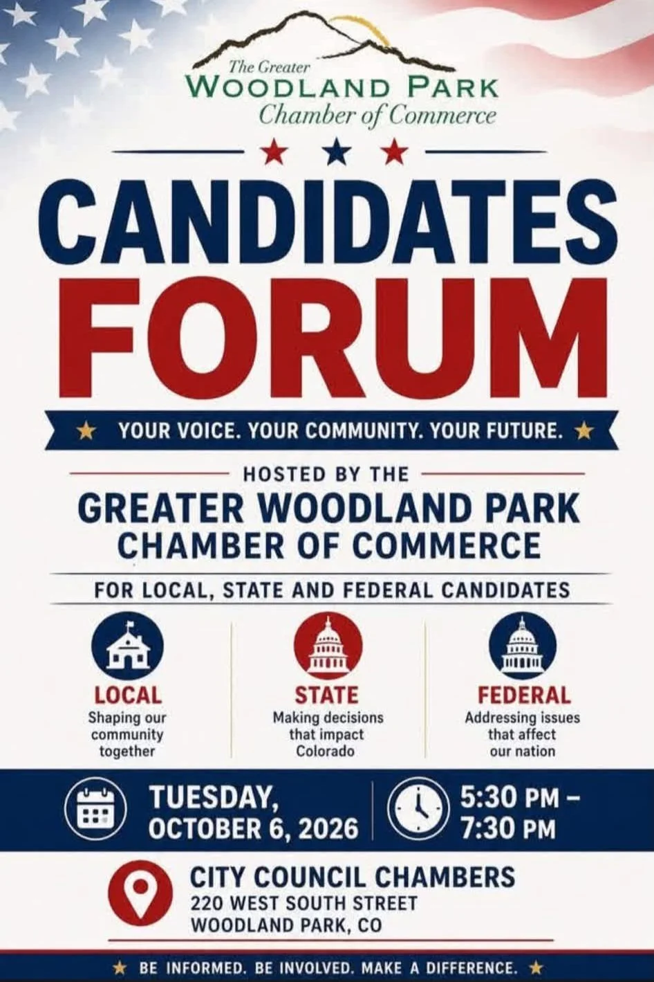 Greater Woodland Park Chamber Candidates Forum