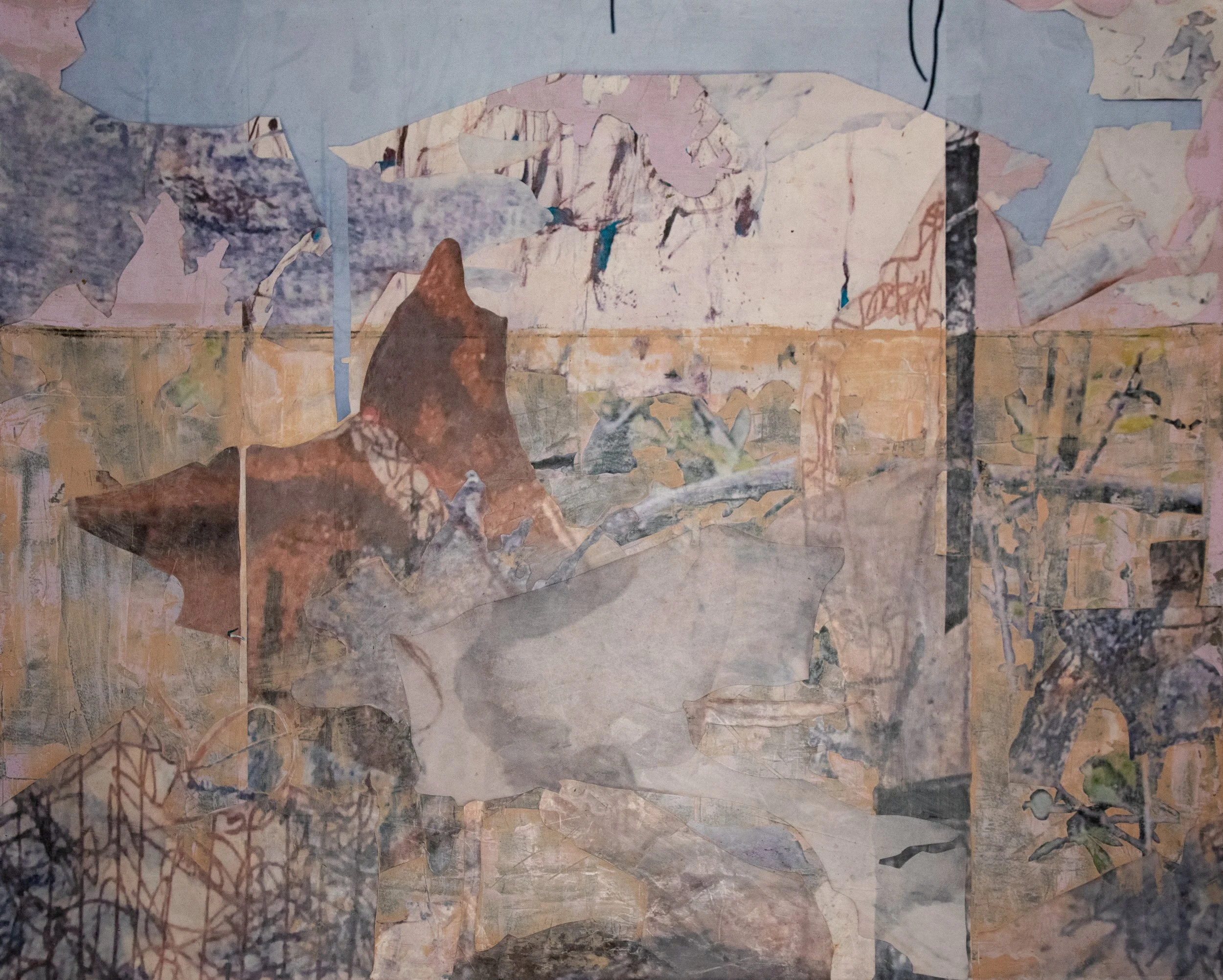 Horizon with Butterfly
86" x 56"
Acrylic on Canvas