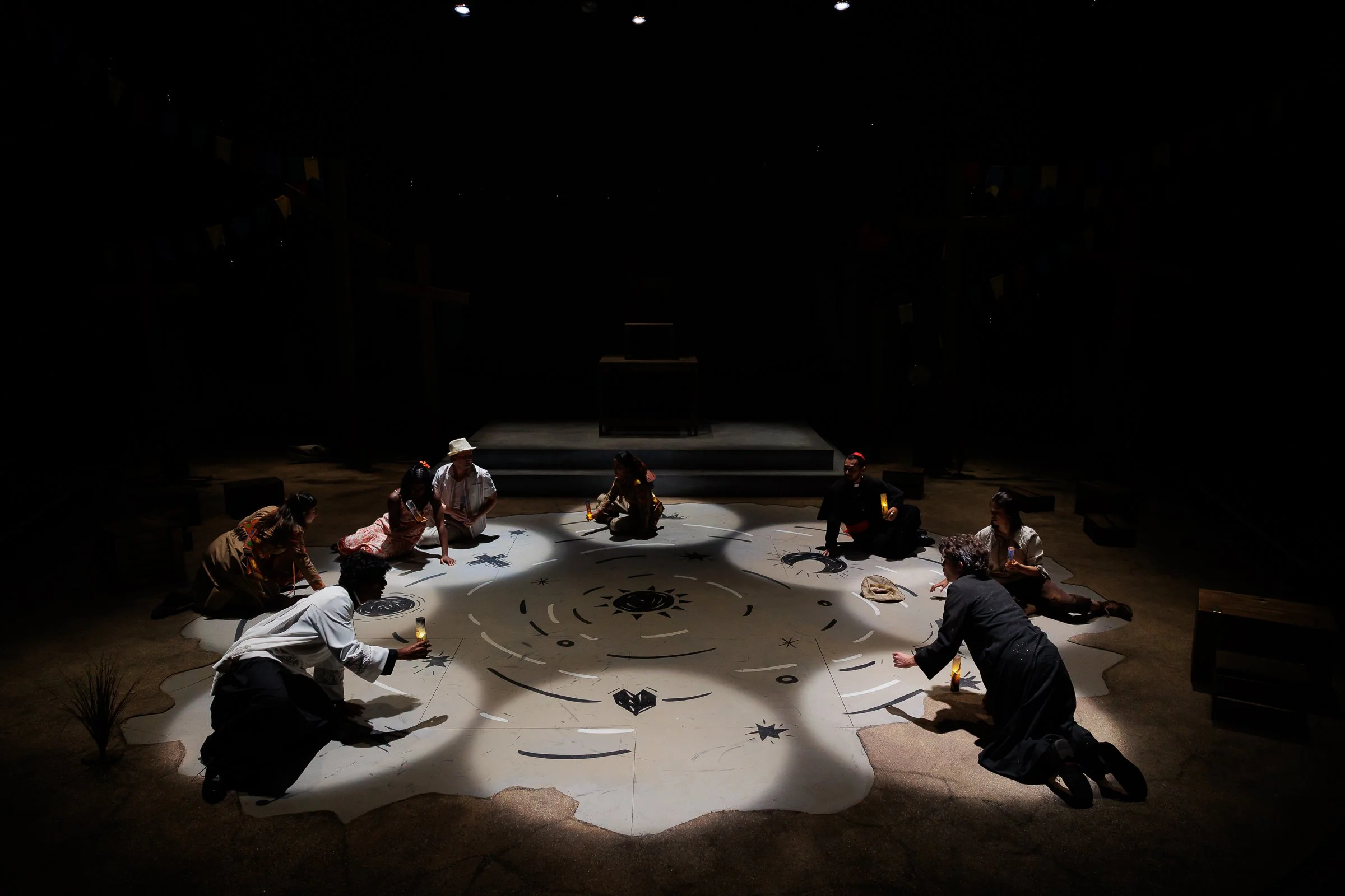 The ensemble of The Rogues Trial. Photo by Rich Soublet. 