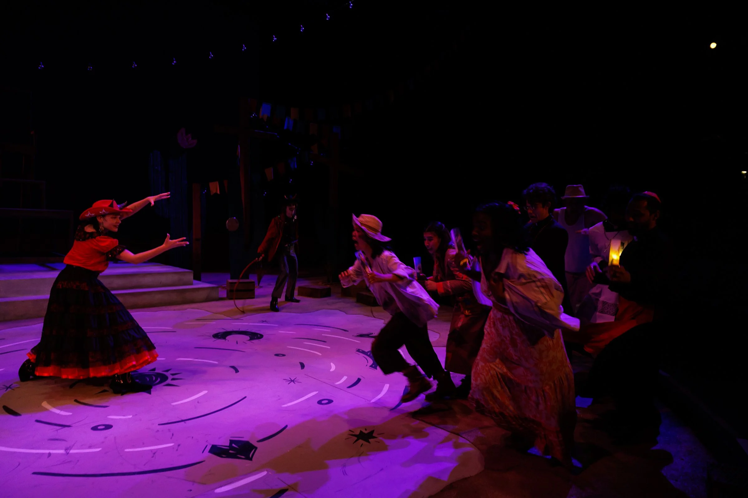 The ensemble of The Rogues Trial. Photo by Rich Soublet. 