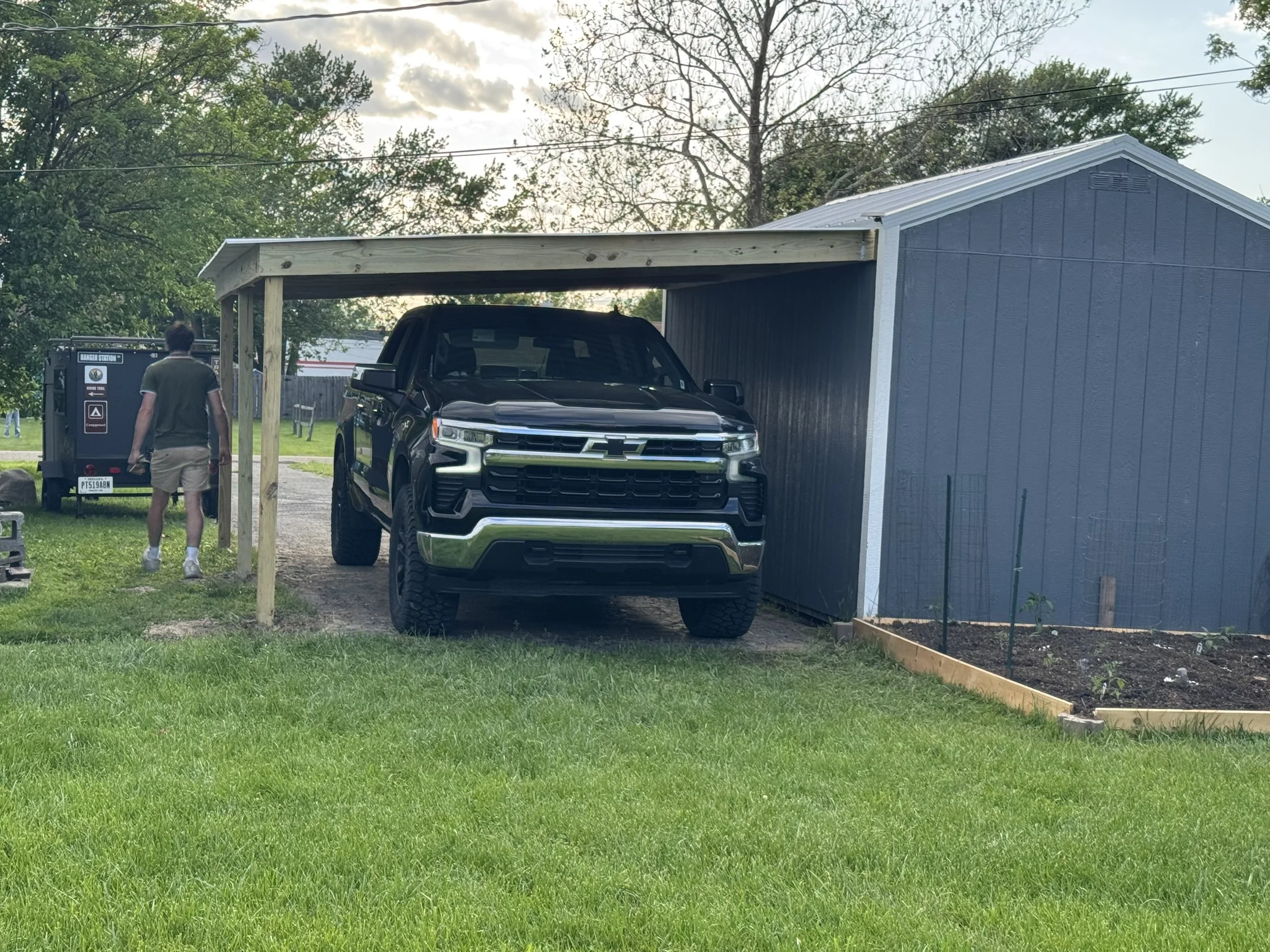 Car port build