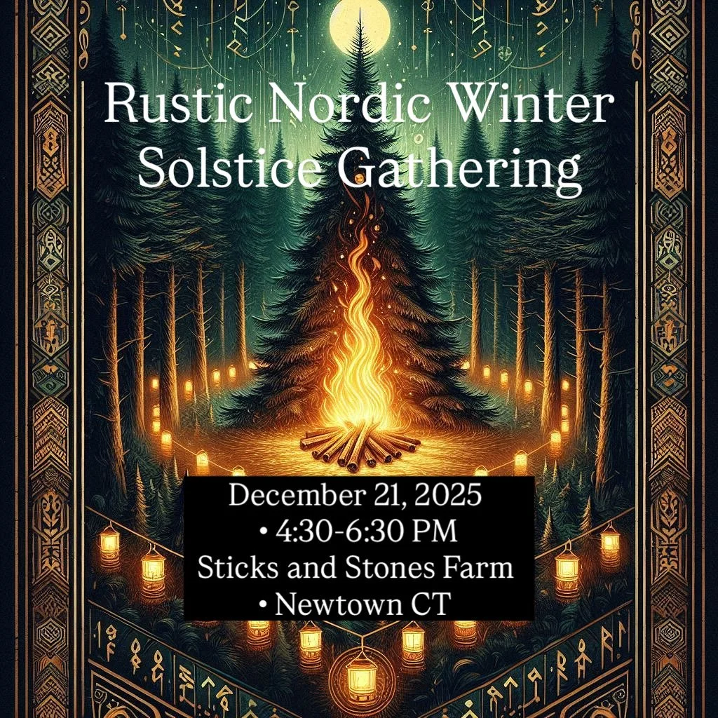 Rustic Nordic Winter Solstice Gathering