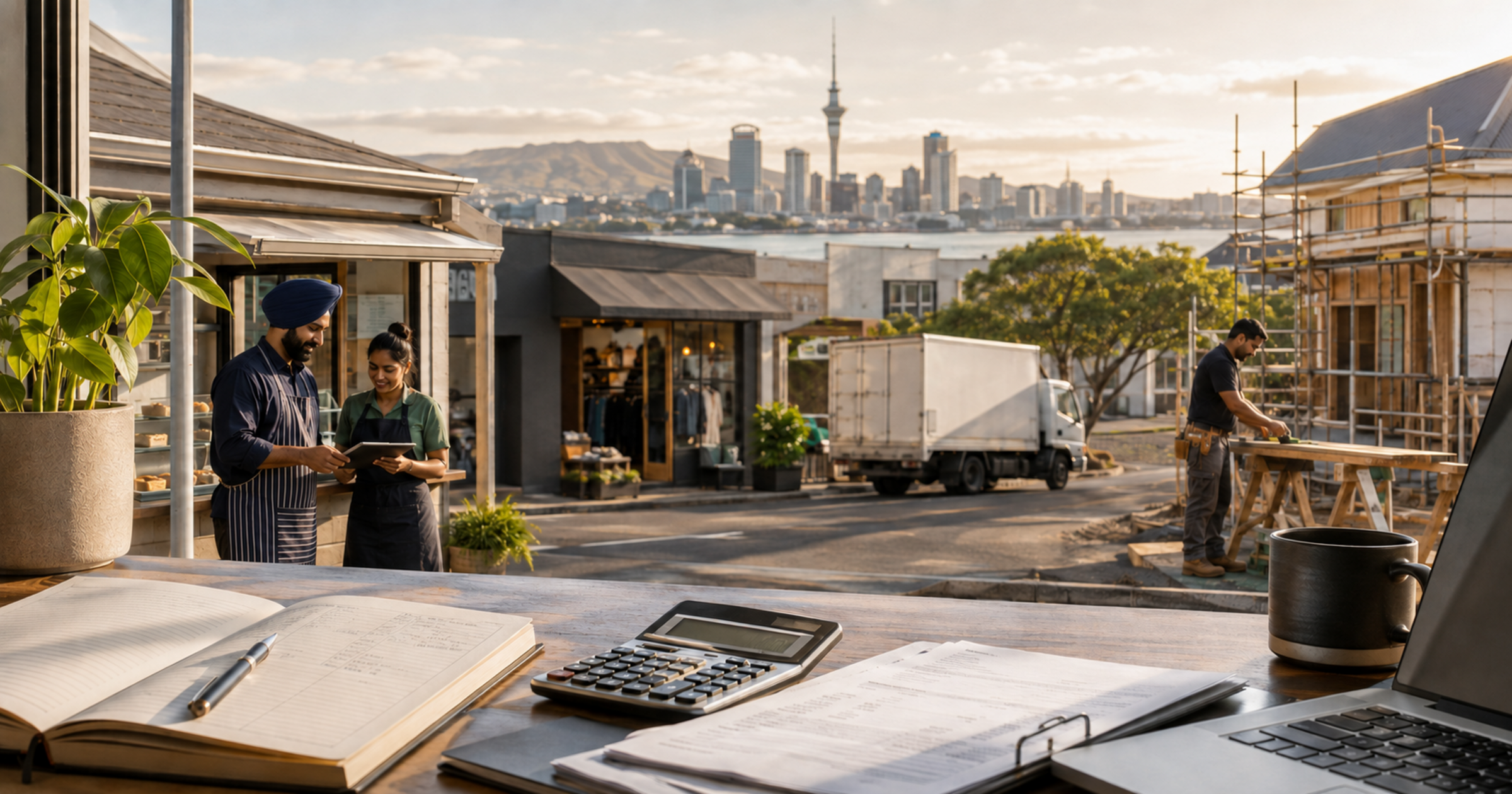 Sikh and Indian small-business owners operating businesses in New Zealand