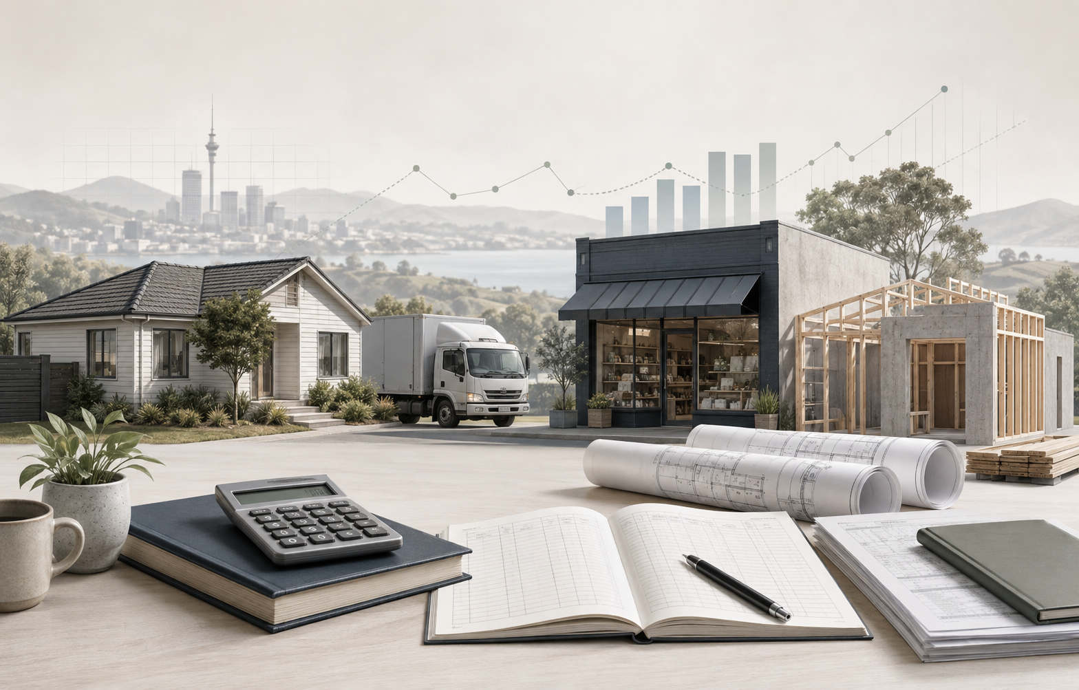Accounting support for New Zealand property owners, transport operators, retailers and construction businesses.