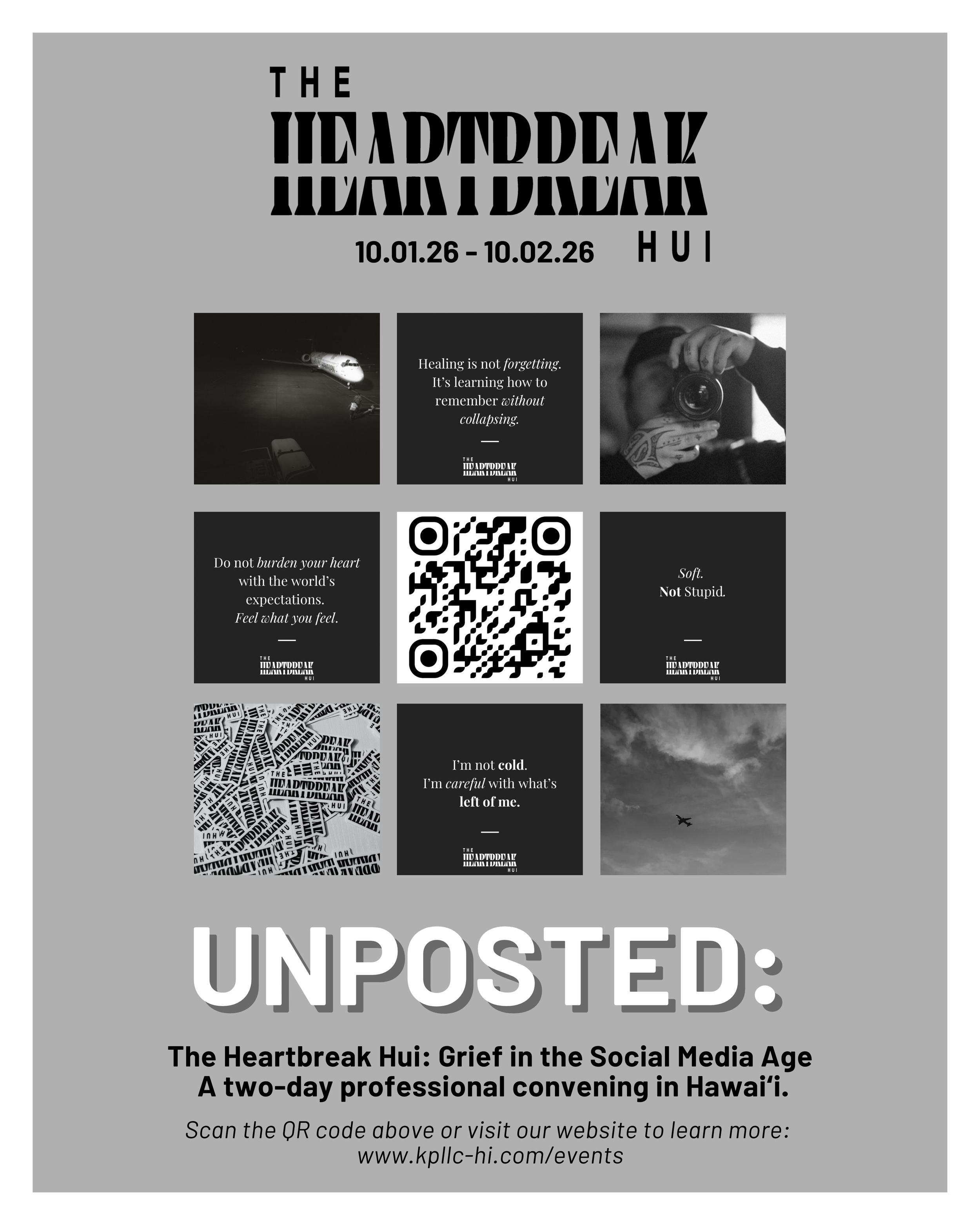 The Heartbreak Hui Announces Special Professional Convening - UNPOSTED: Grief in the Social Media Age