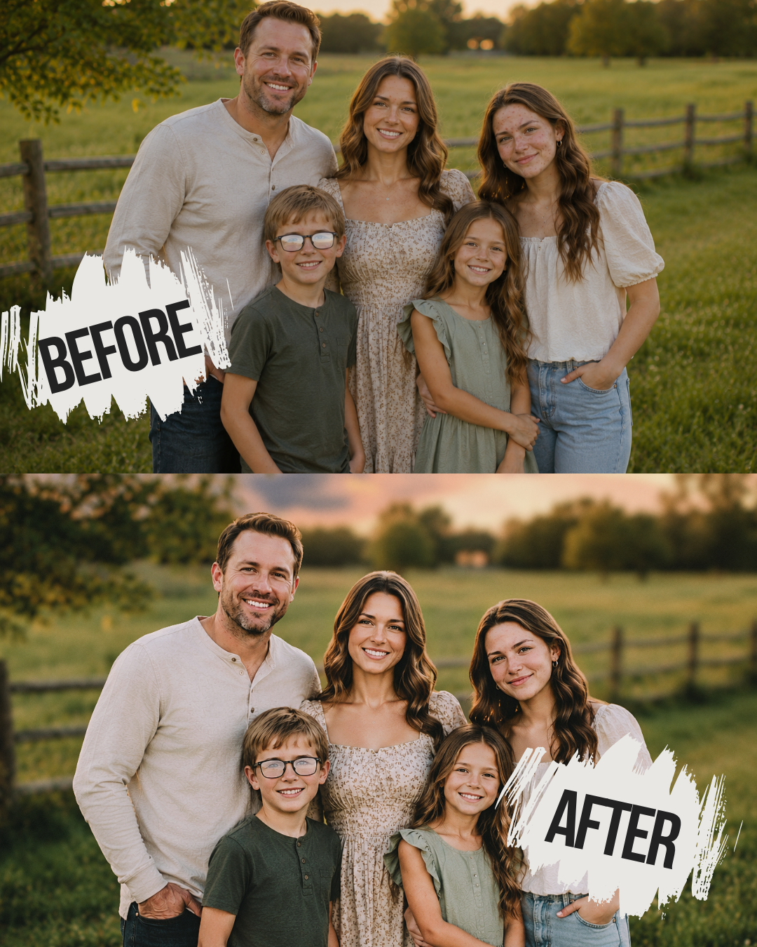 Neutral Beauty Hairstyle Before After Photo Collage Instagram Post (2).png