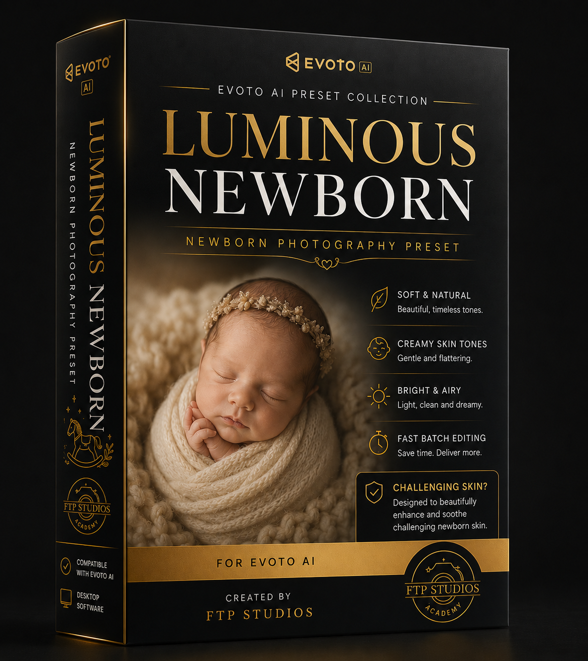 Luminous Newborn – EVOTO AI Preset