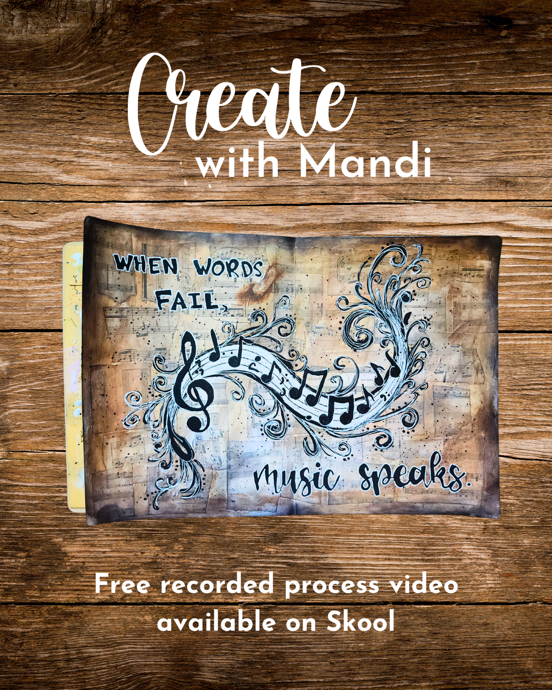 Create with Mandi Skool Process Video - Free
