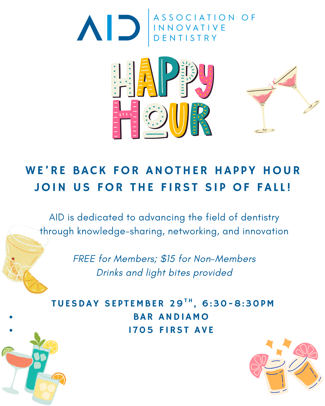 September 29th Fall Happy Hour