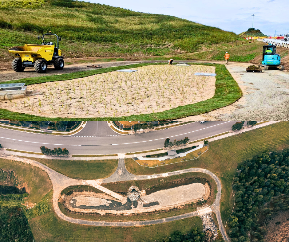 Kemps Creek Basin Construction