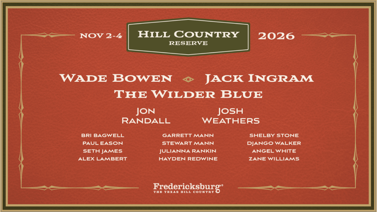 HILL COUNTRY RESERVE UNVEILS IMMERSIVE PROGRAMMING AND ARTIST LINEUP FOR INAUGURAL THREE-DAY EXPERIENCE IN FREDERICKSBURG, TEXAS