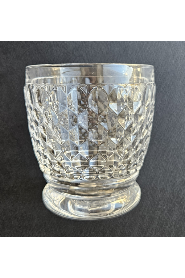 Villeroy & Boch Boston Clear Glasses – 4 Highball + 4 Lowball Set, Diamond Cut Pattern174.png