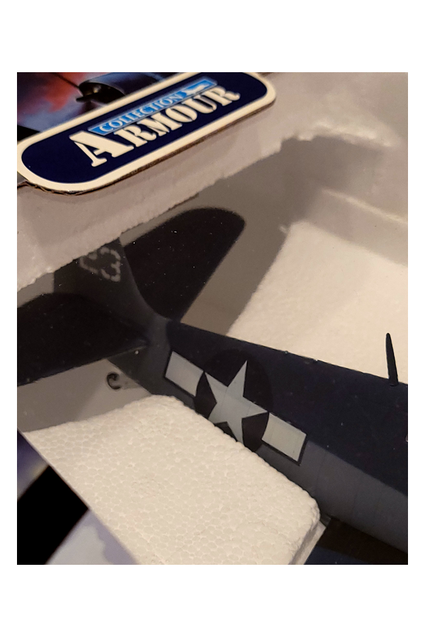 Franklin Mint Armour F6F-3 Hellcat VF-27 1:48 WWII Diecast Model B11B311 NIB