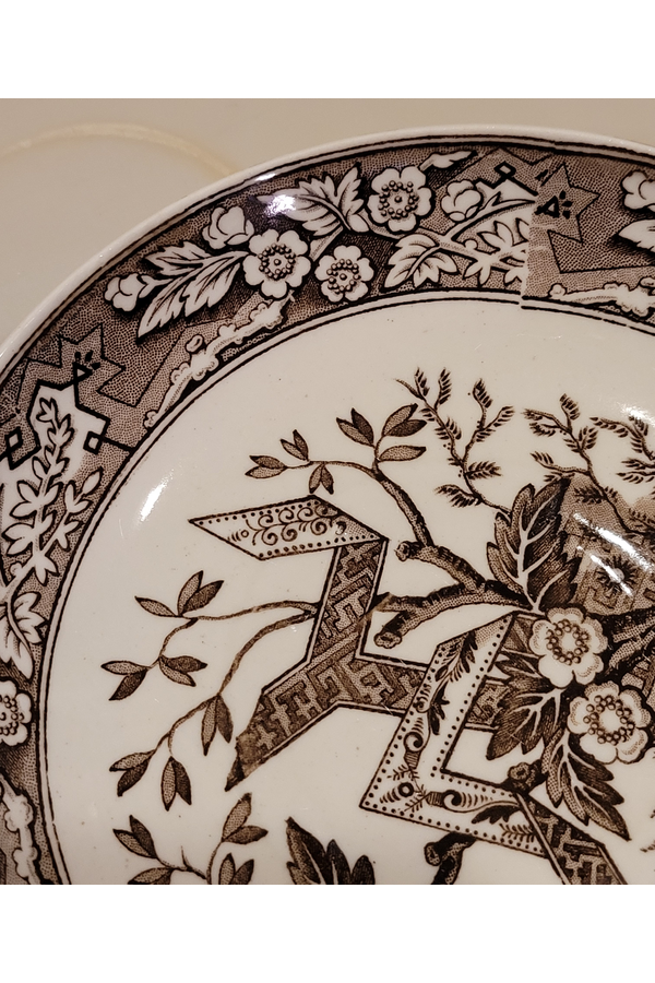Wedgwood Beatrice Brown Bowl 6”  Antique English Transferware 36.png