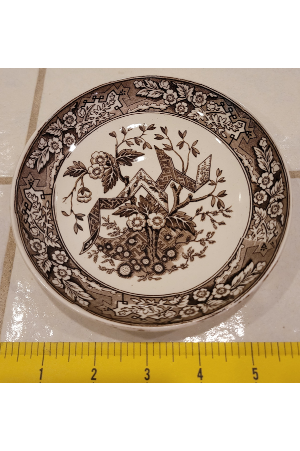 Wedgwood Beatrice Brown Bowl 6”  Antique English Transferware 37.png